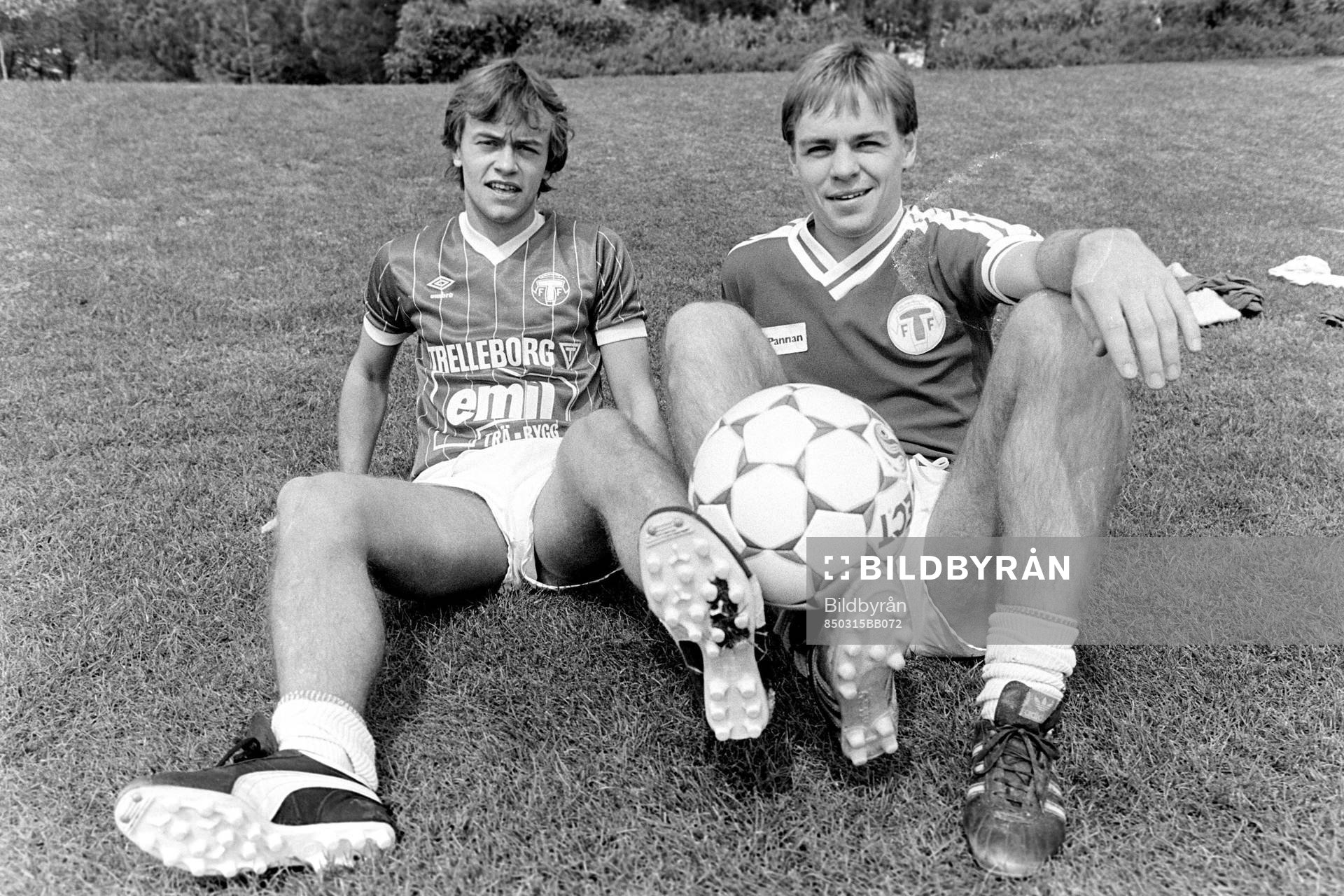 Fotboll, Allsvenskan, Trelleborg, förhands: Stefan Hermansson och Lenny Asp.