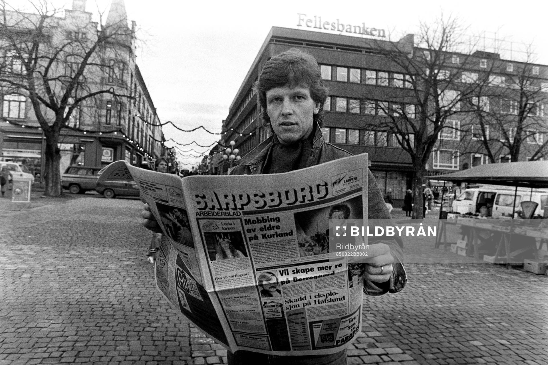 Anders Broström, Sarpsborg på stan