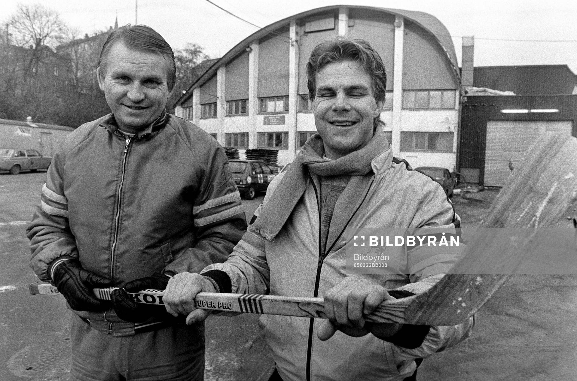 Lennart Ählberg, förbundskapten i Norge och Mats Ulander,