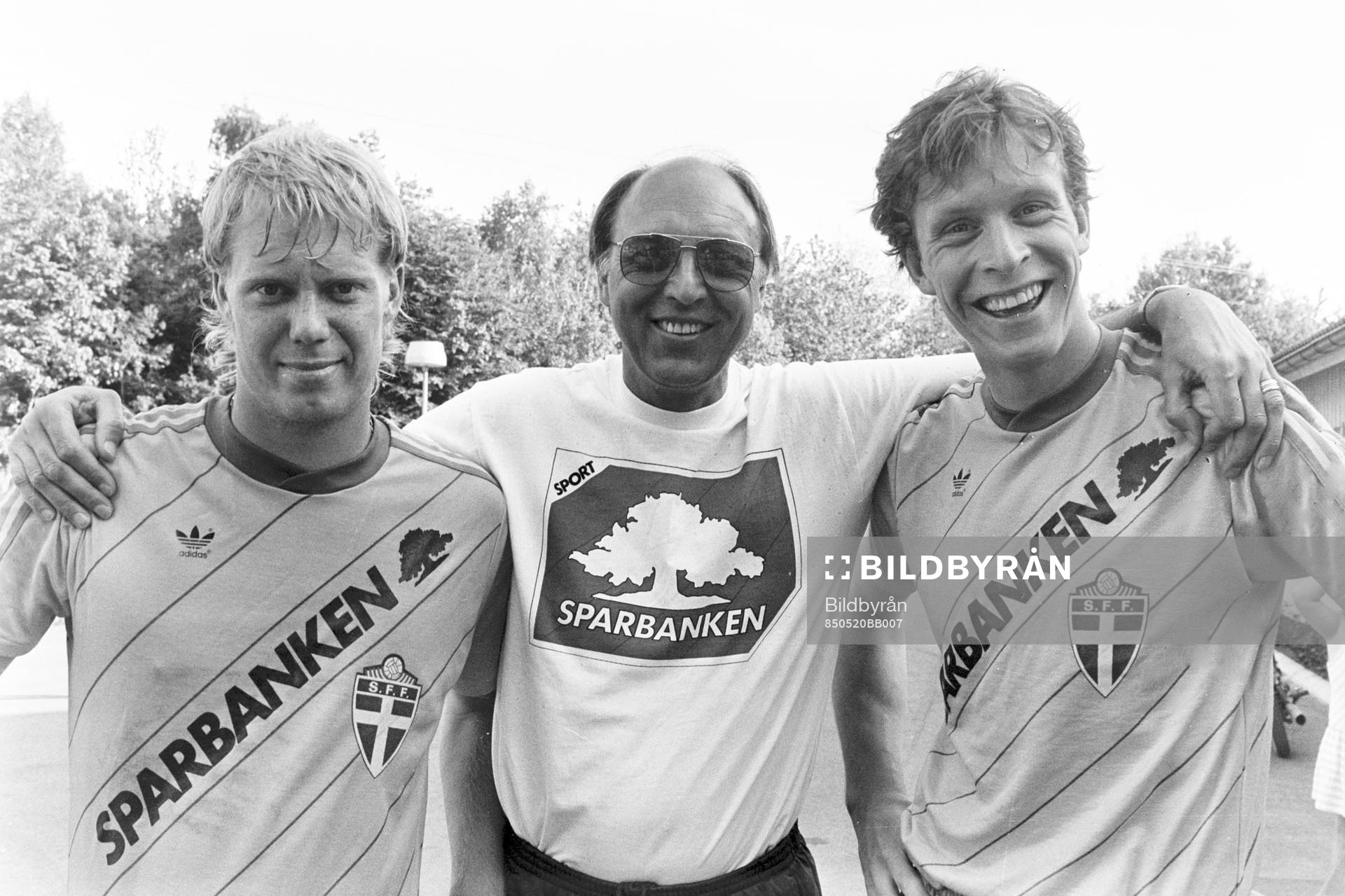 Lars Larsson, Lars Arnesson, förbundskapten och Peter