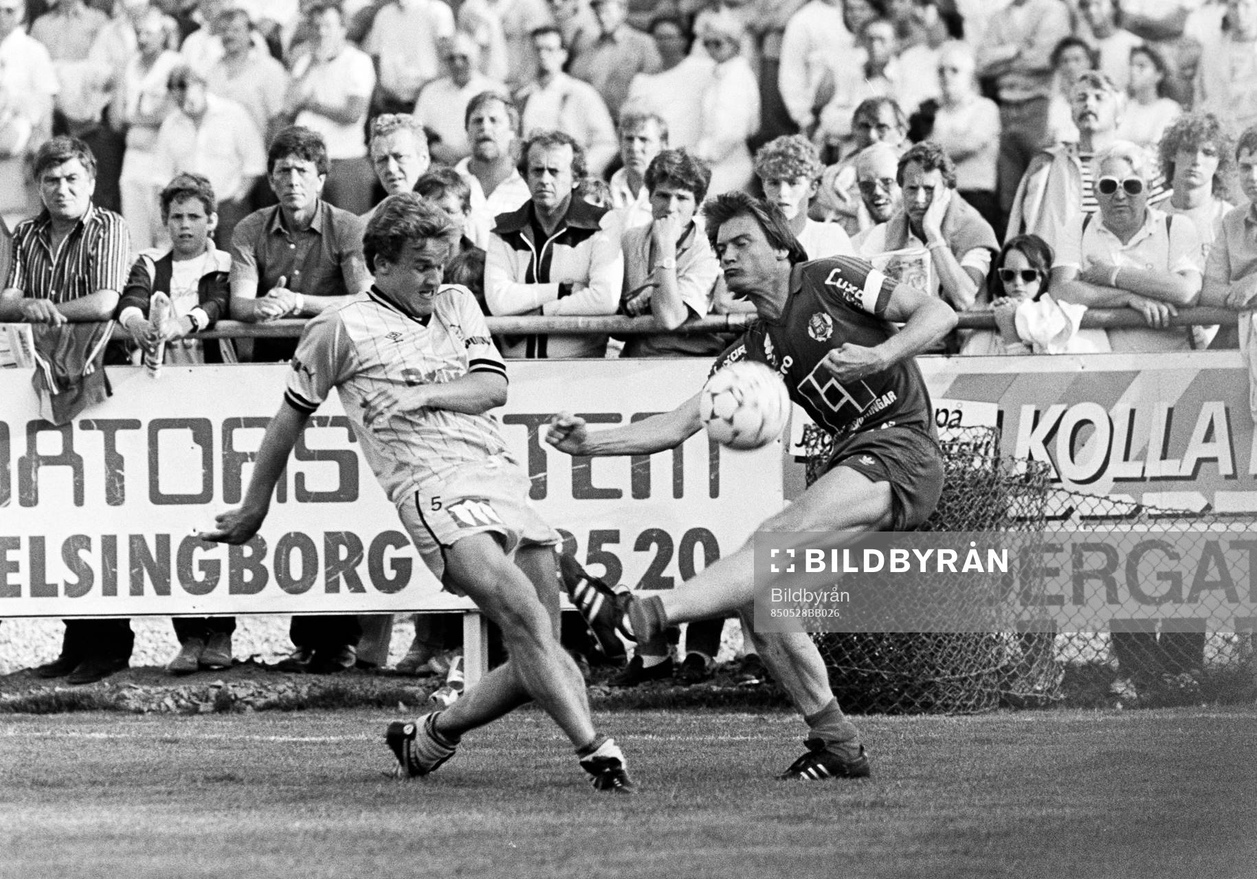 Erkki Rytilahti, IFK Malmö och Pär-Olof Ohlsson i kamp om