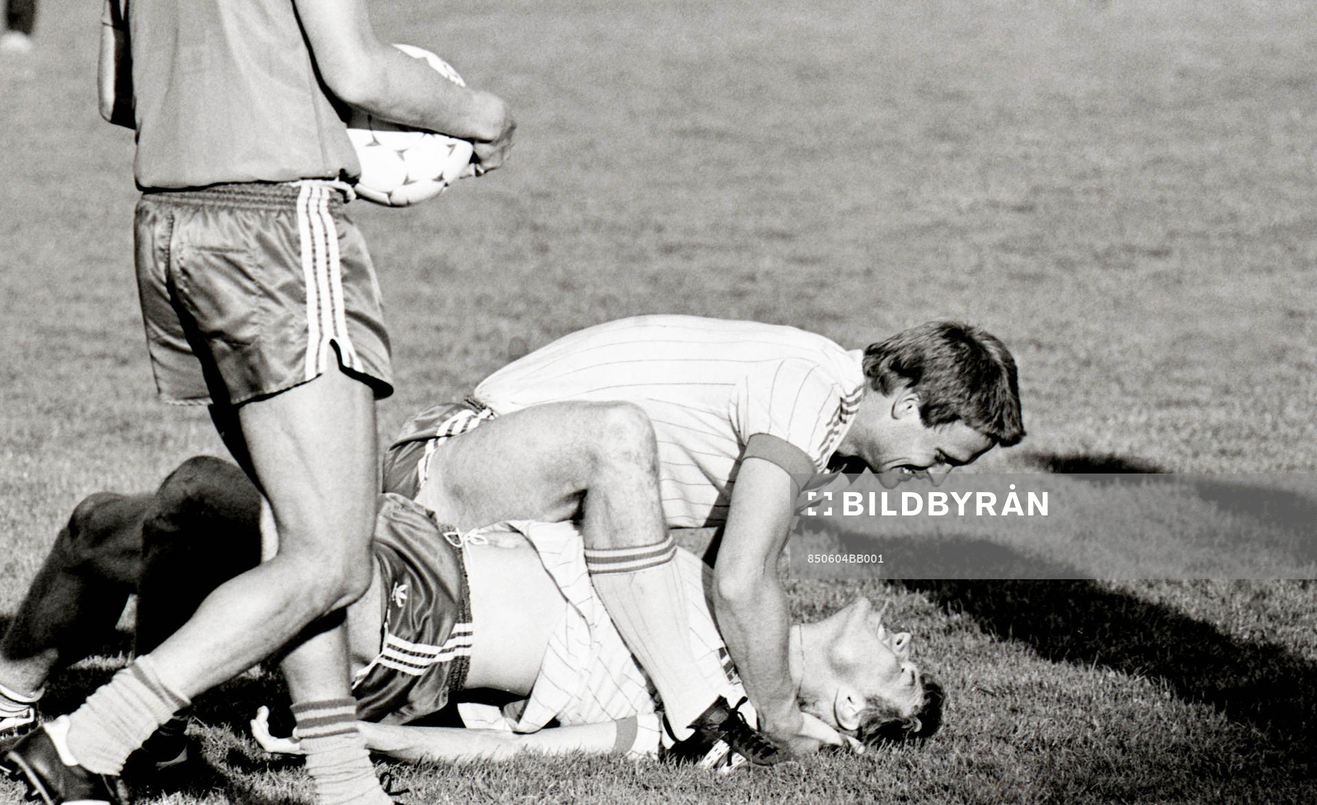Torbjörn Nilsson och Glenn Hysén