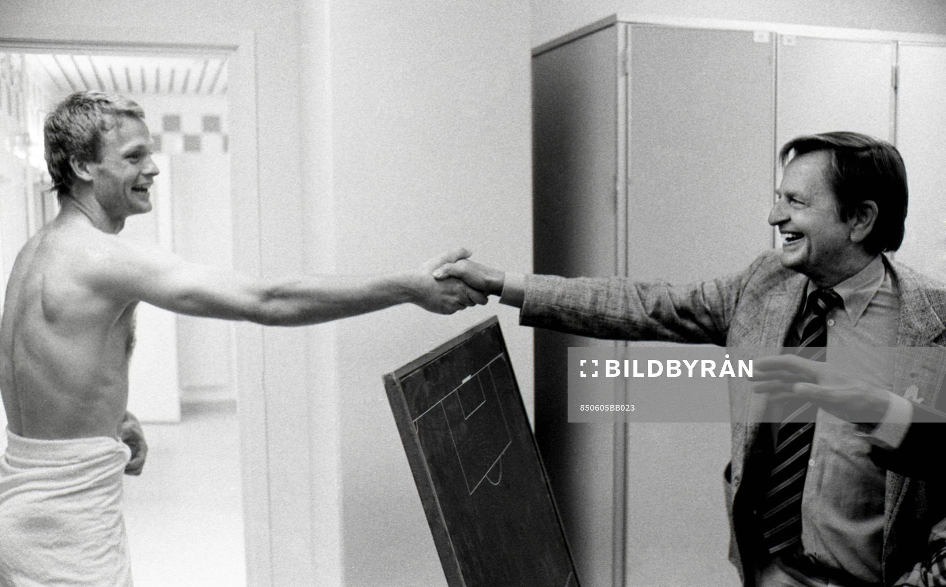 Torbjörn Nilsson och Olof Palme