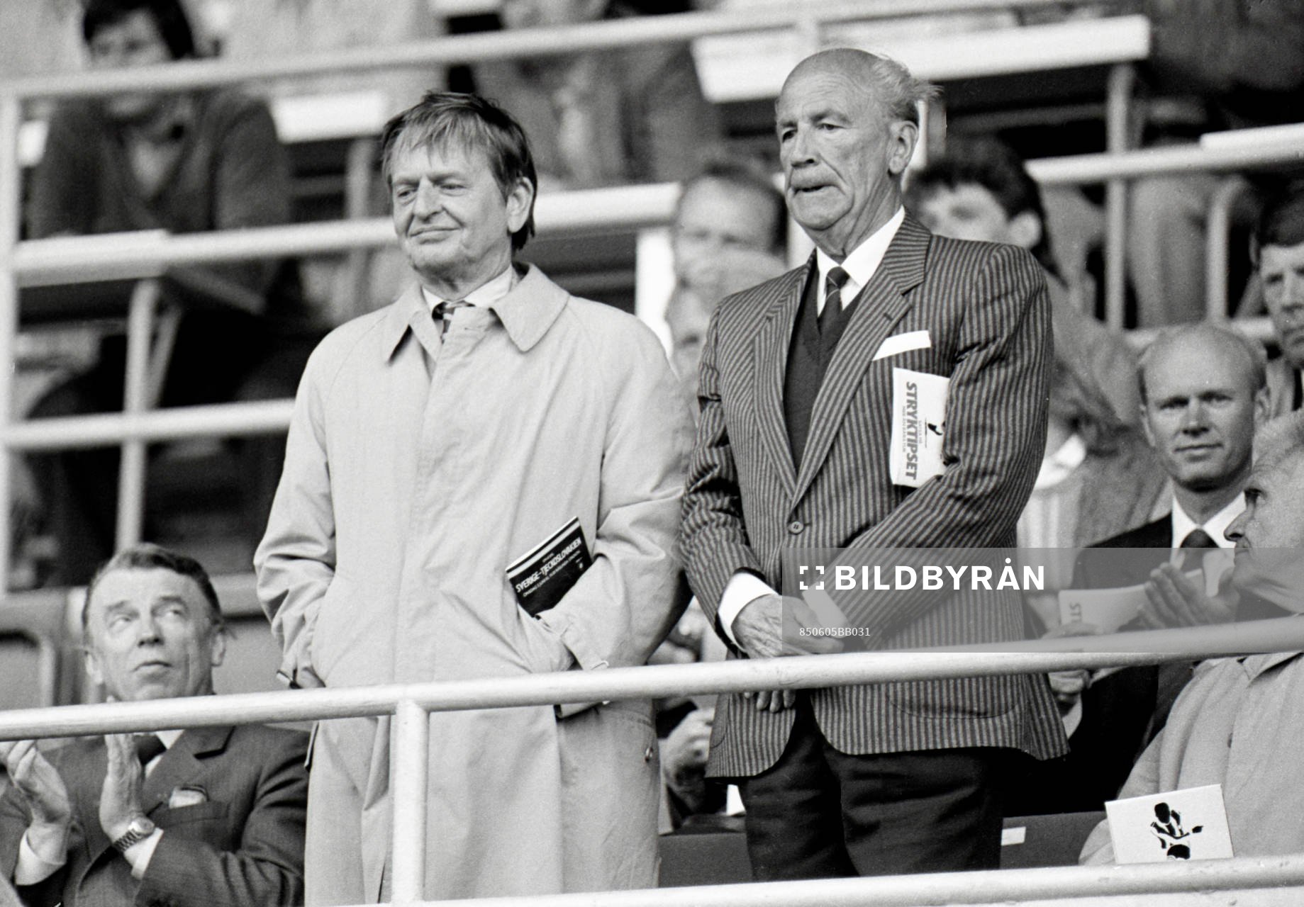 Olof Palme och Birger Farsan Sandberg
