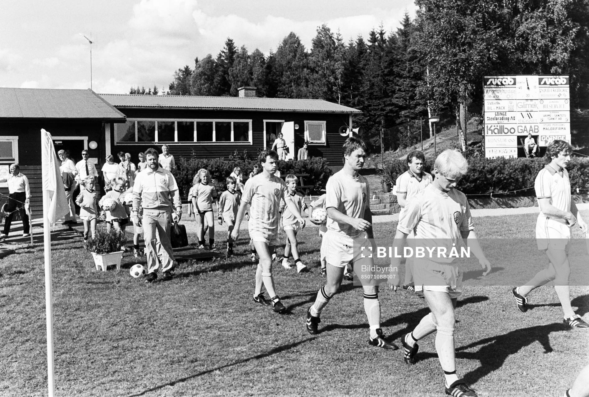 Ingemar Erlandsson bakom Magnus Johansson, Glimåkra på