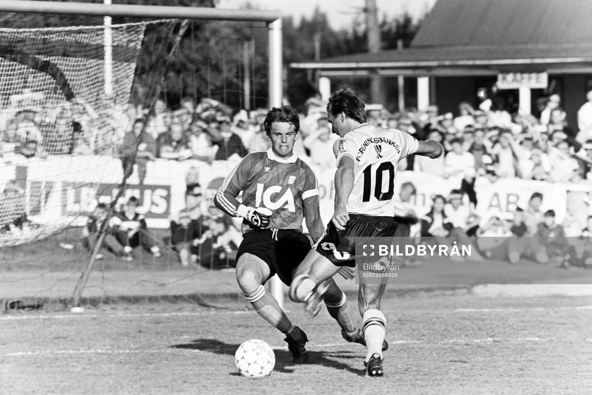 Bo Andersson, Mjällby fri med göteborgs målvakt Thomas