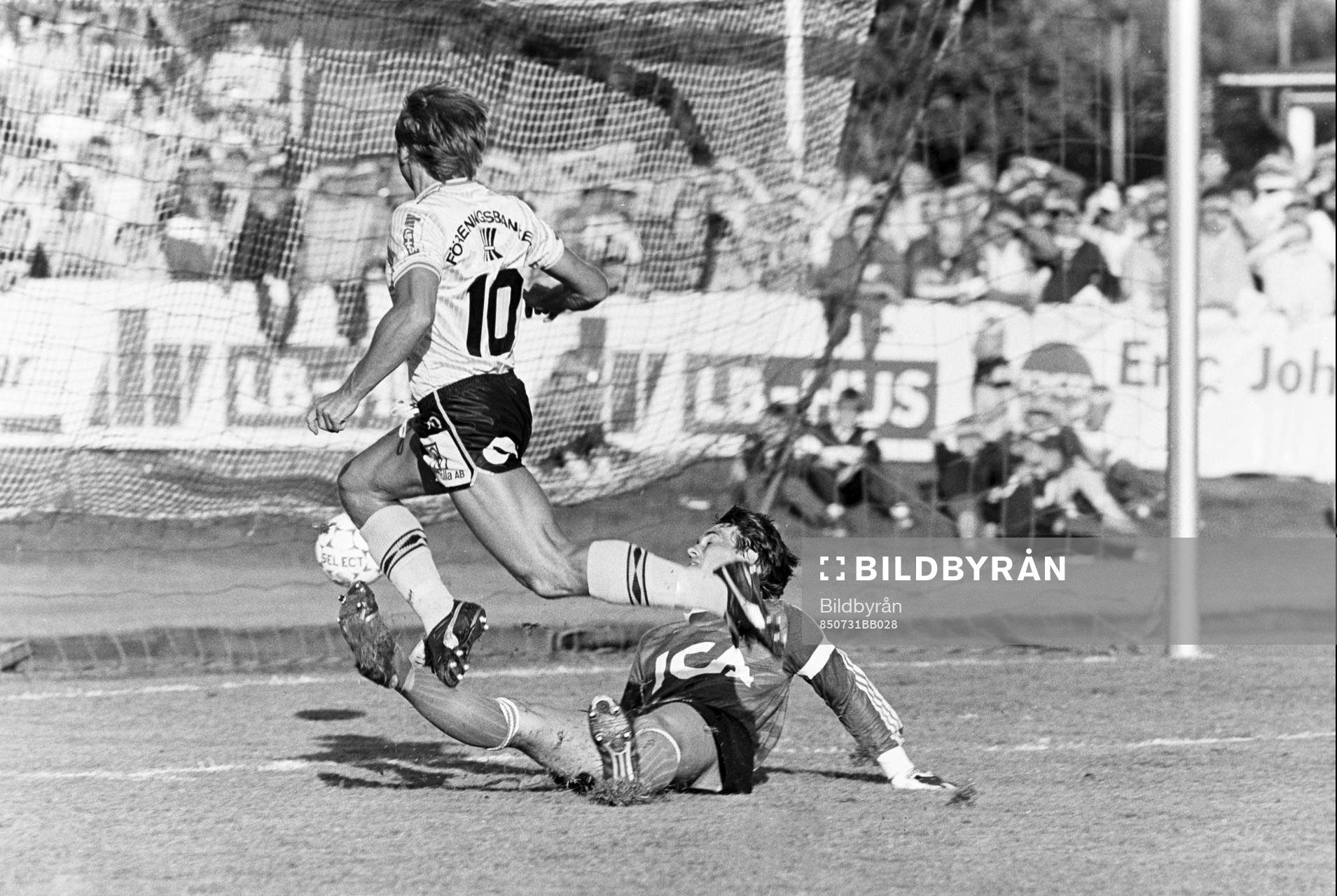 Bo Andersson, Mjällby fri med göteborgs målvakt Thomas