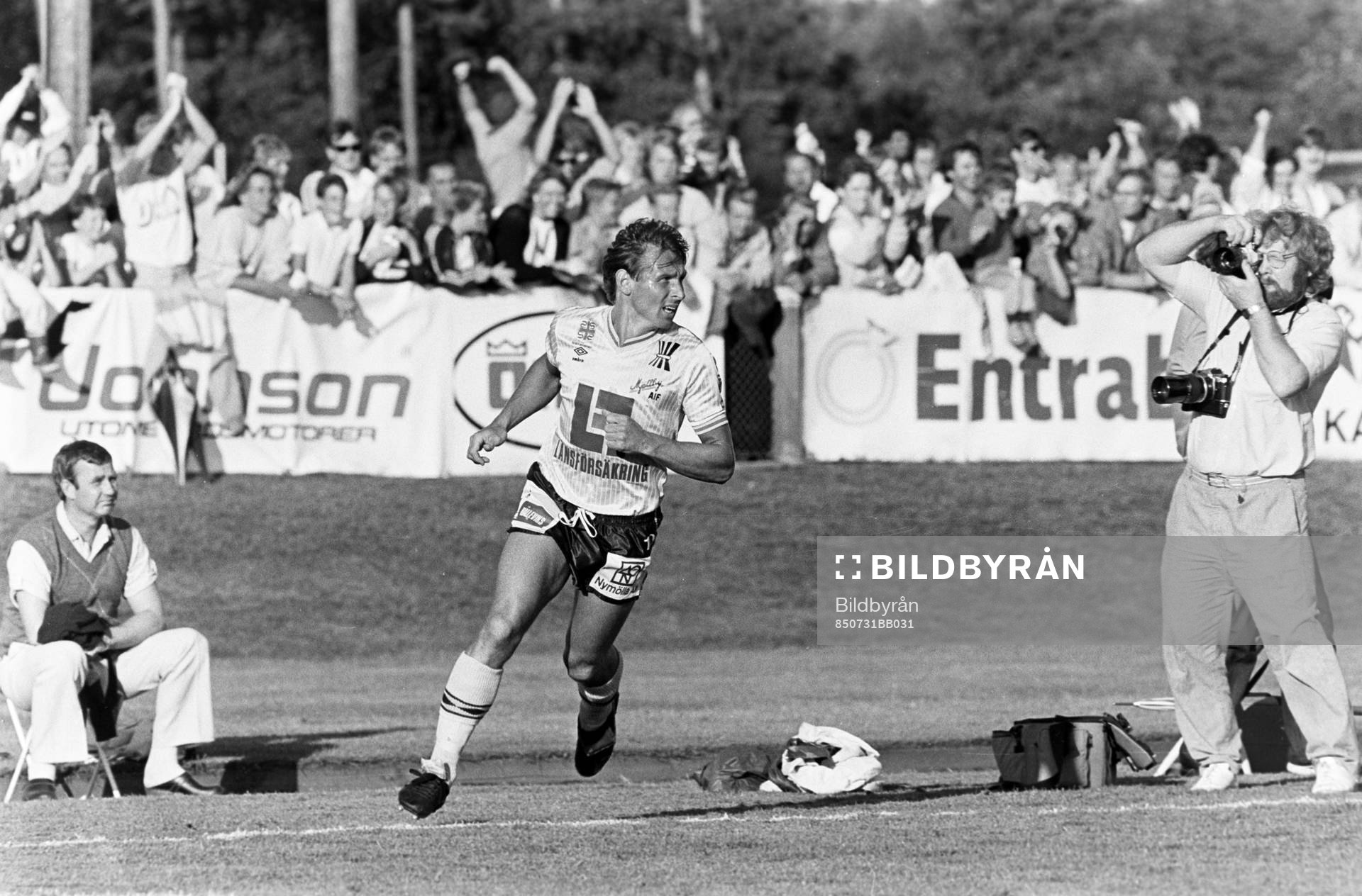 Bo Andersson, Mjällby fri med göteborgs målvakt Thomas