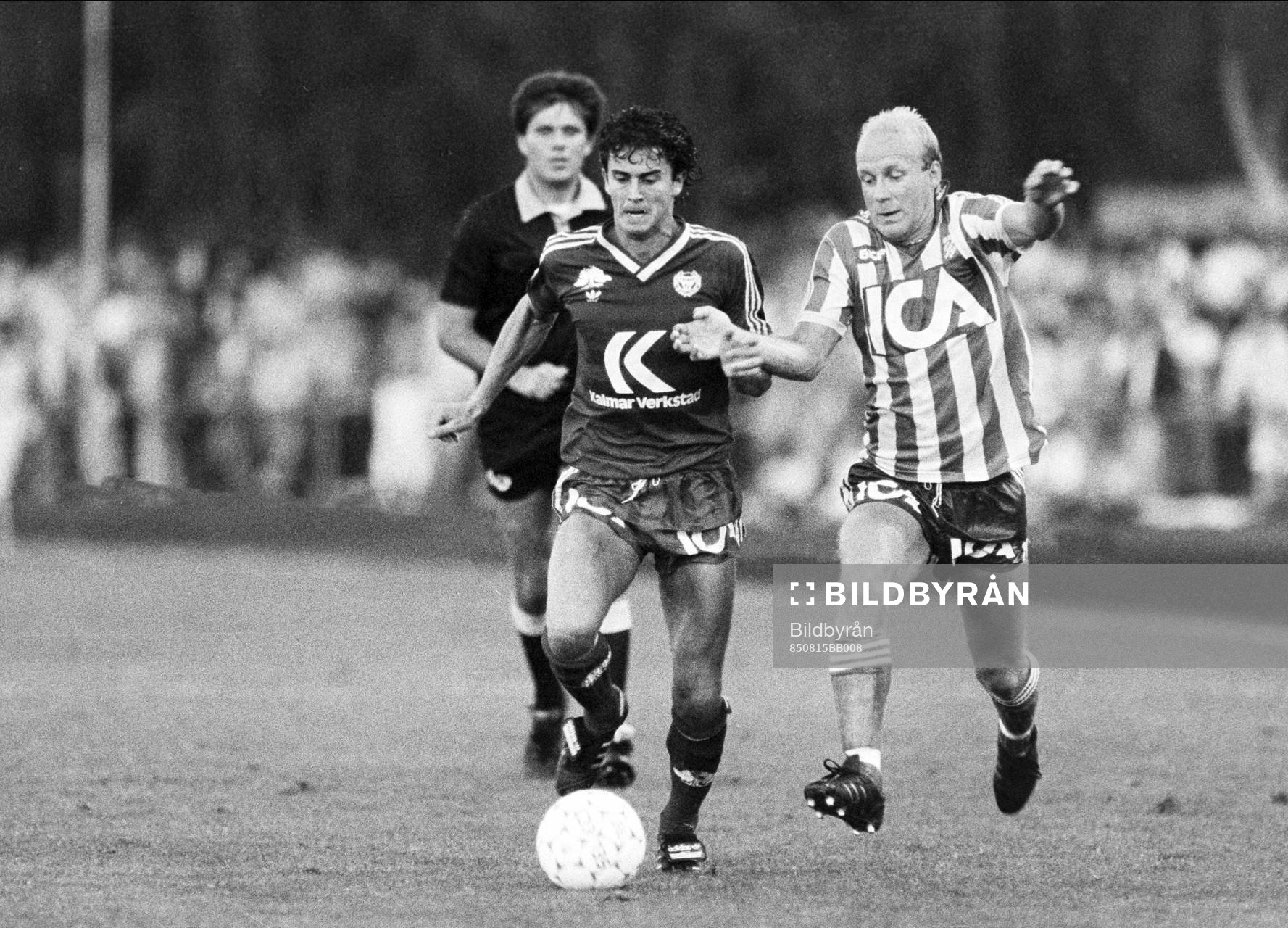 Vasilios Martidis, Kalmar med bollen jagas av göteborgs