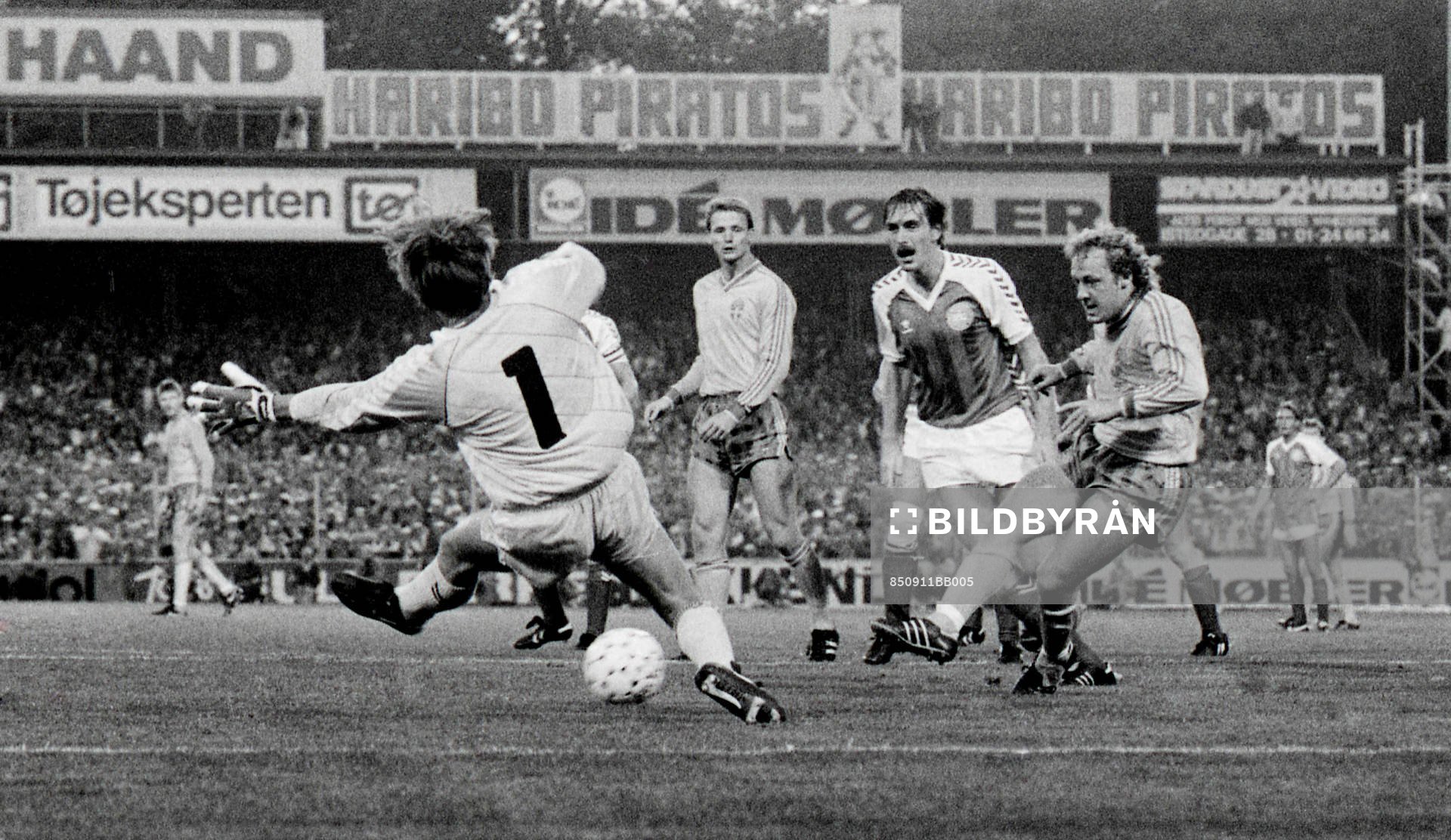 Fotboll, Danmark - Sverige, 0-3 Mål, Robert Prytz, Sverige