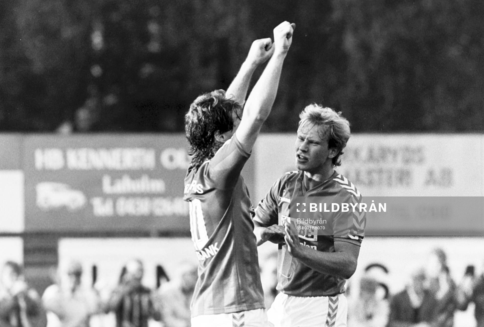 Håkan Davidsson och Lars-Olof Persson, Markaryd jublar