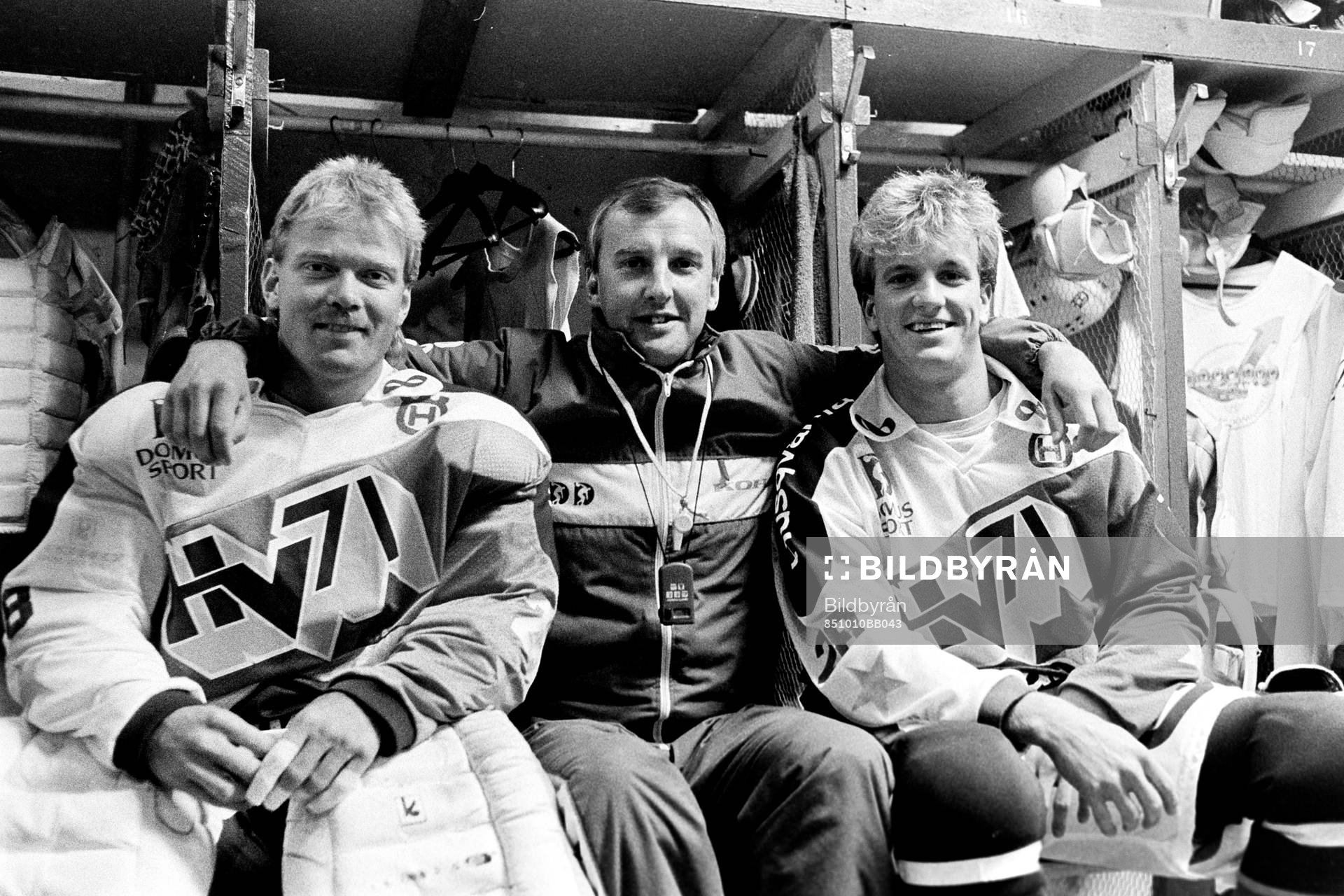 Thomas Javeblad, målvakt, Curt Lundmark, tränare och