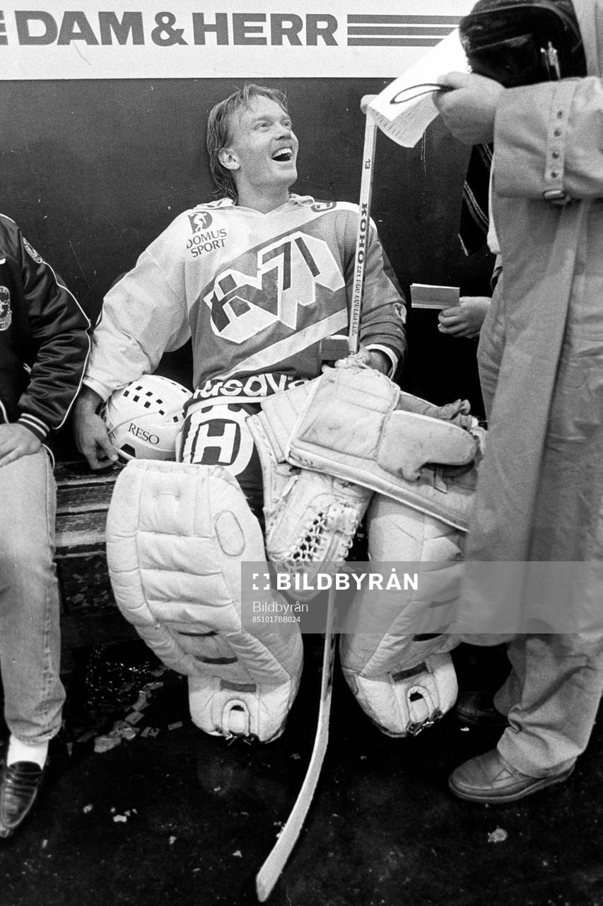Thomas Javeblad, målvakt i HV71
