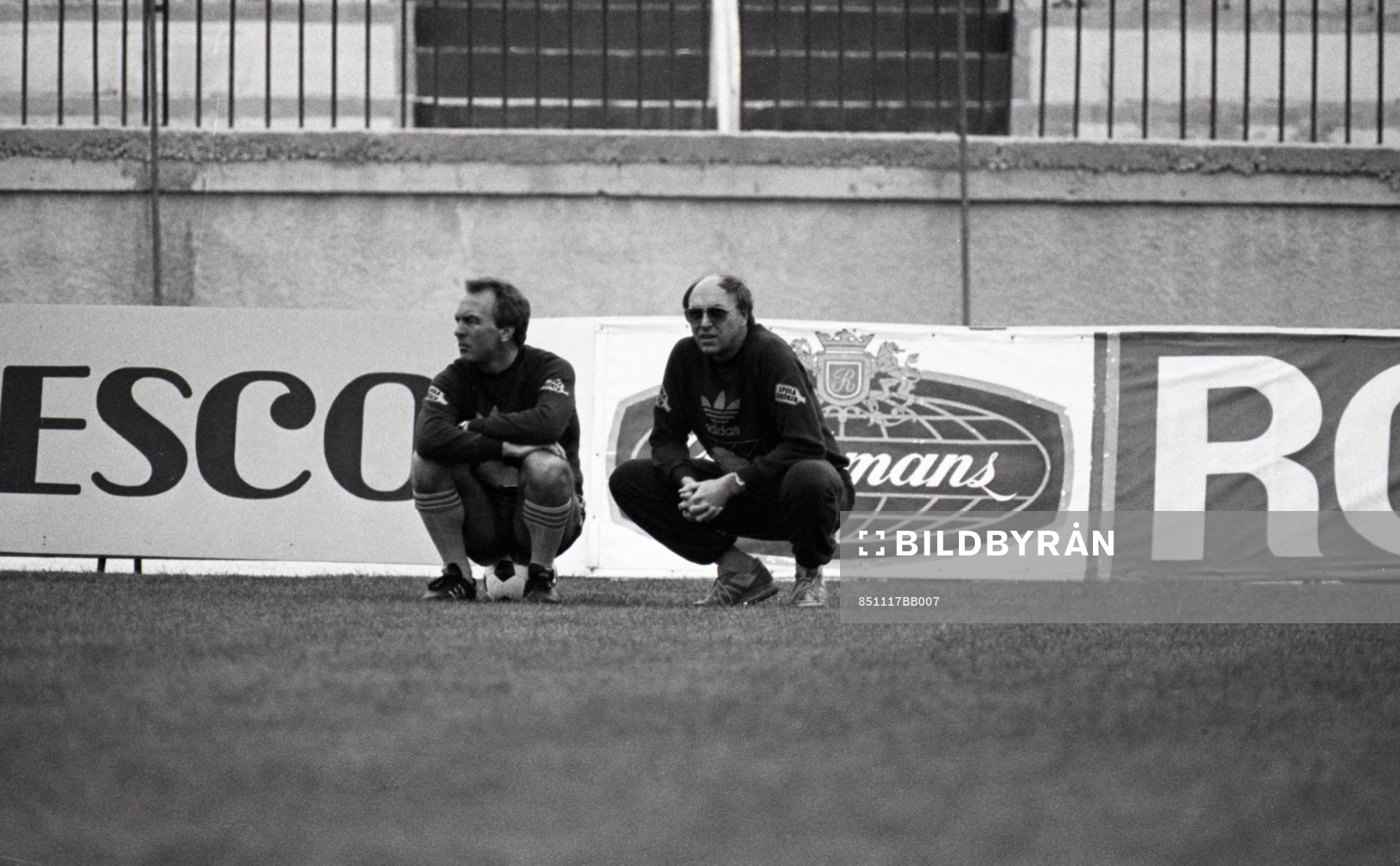 Bo Nilsson och Lars Laban Arnesson, Förbundskapten, Sverige