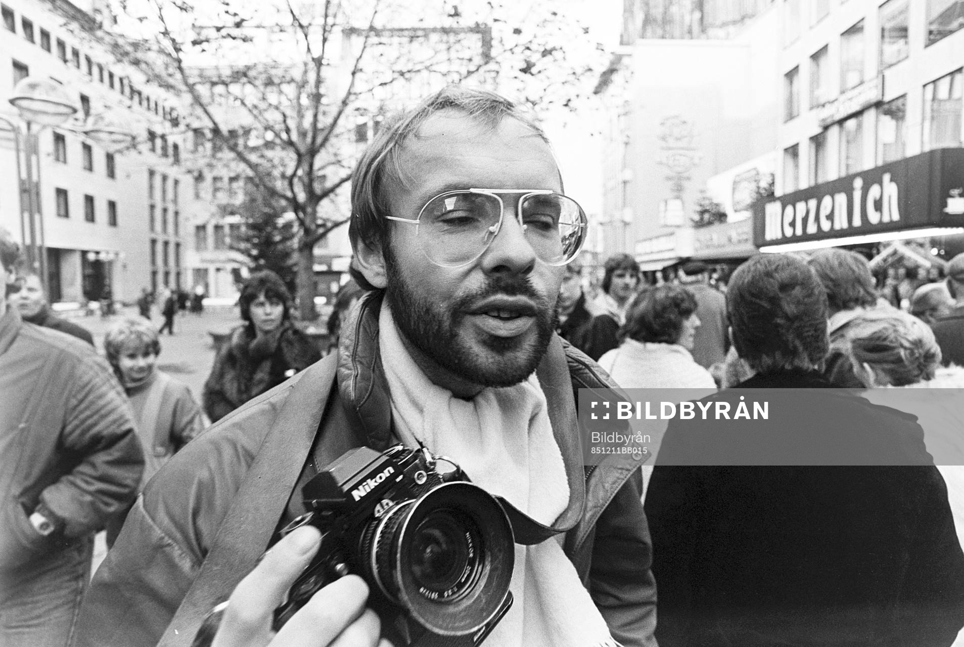 Fotboll, Uefacupen, FC Köln - Hammarby, 3-1: Lennart Månsson, fotograf på Bildbyrån.