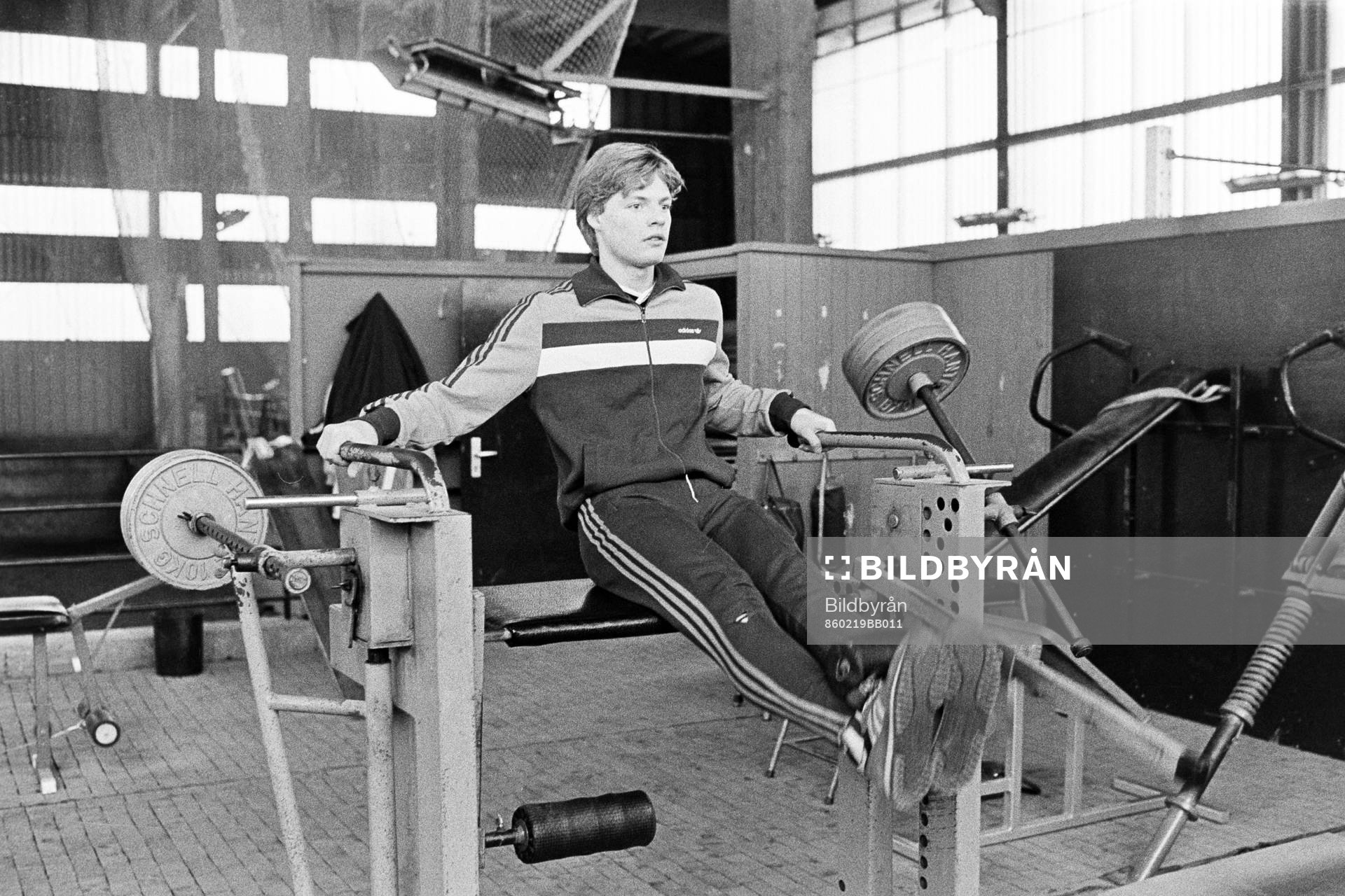 Stefan Schwarz på gym