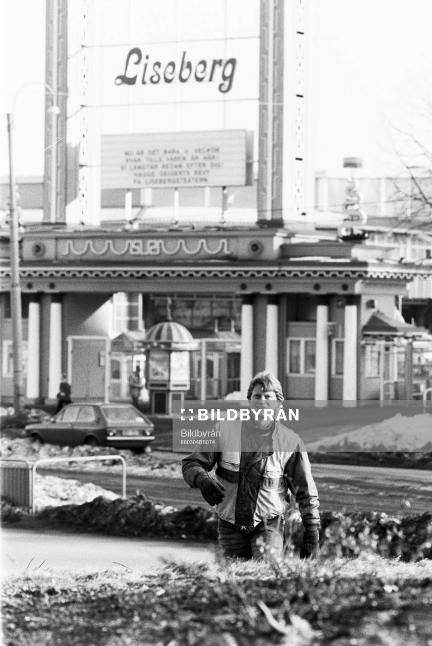 Stefan Pettersson utanför Liseberg