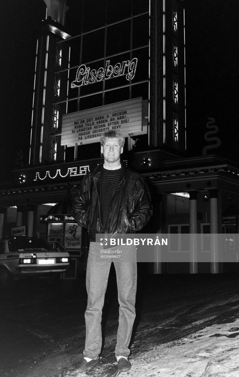 Michael Andersson utanför Liseberg