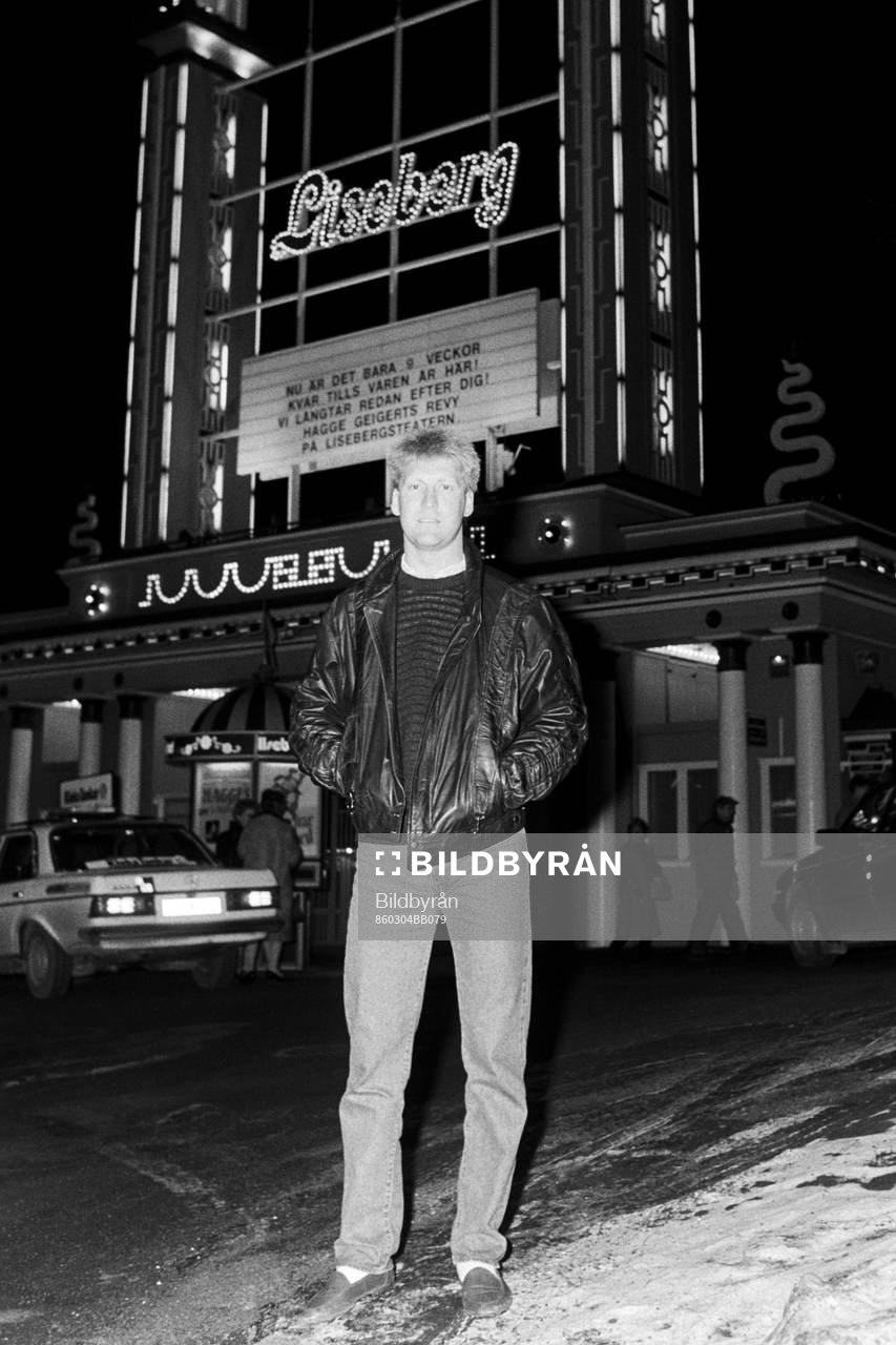 Michael Andersson utanför Liseberg