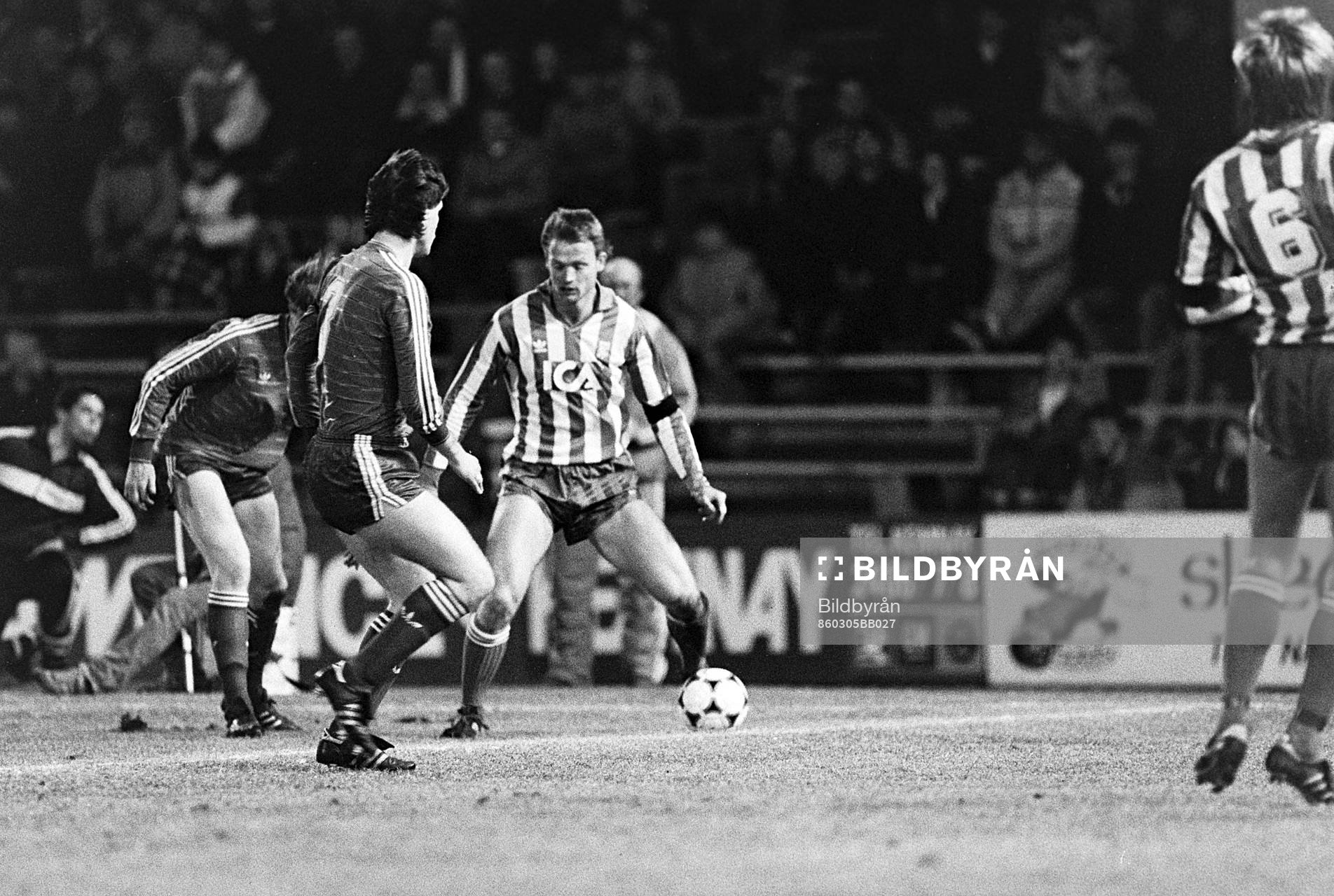 Fotboll, Europacupen, kvartsfinal, Aberdeen - IFK