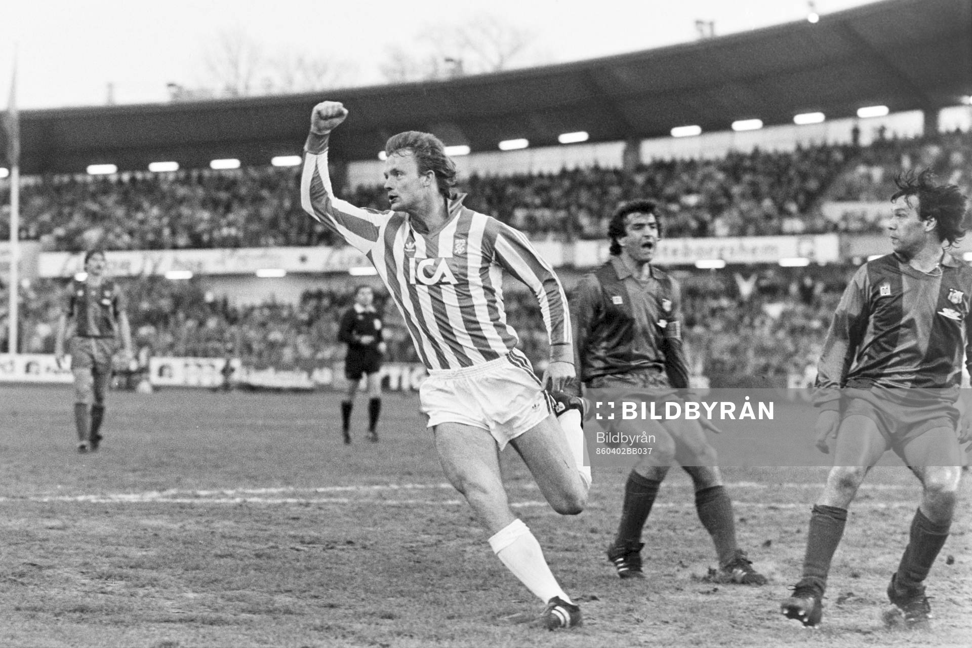 Fotboll, Europacupen, semifinal, IFK Göteborg - Barcelona,