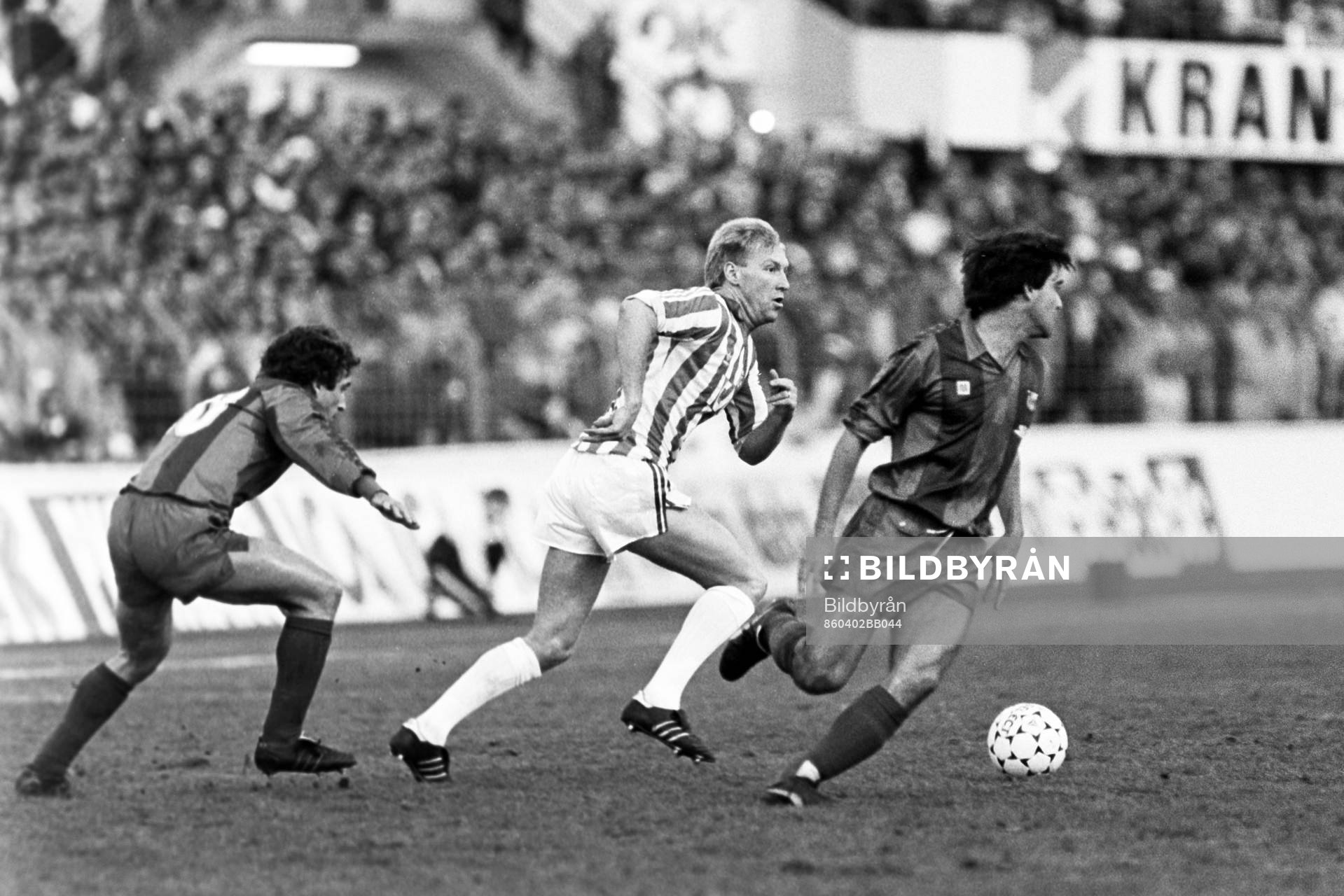 Fotboll, Europacupen, semifinal, IFK Göteborg - Barcelona,