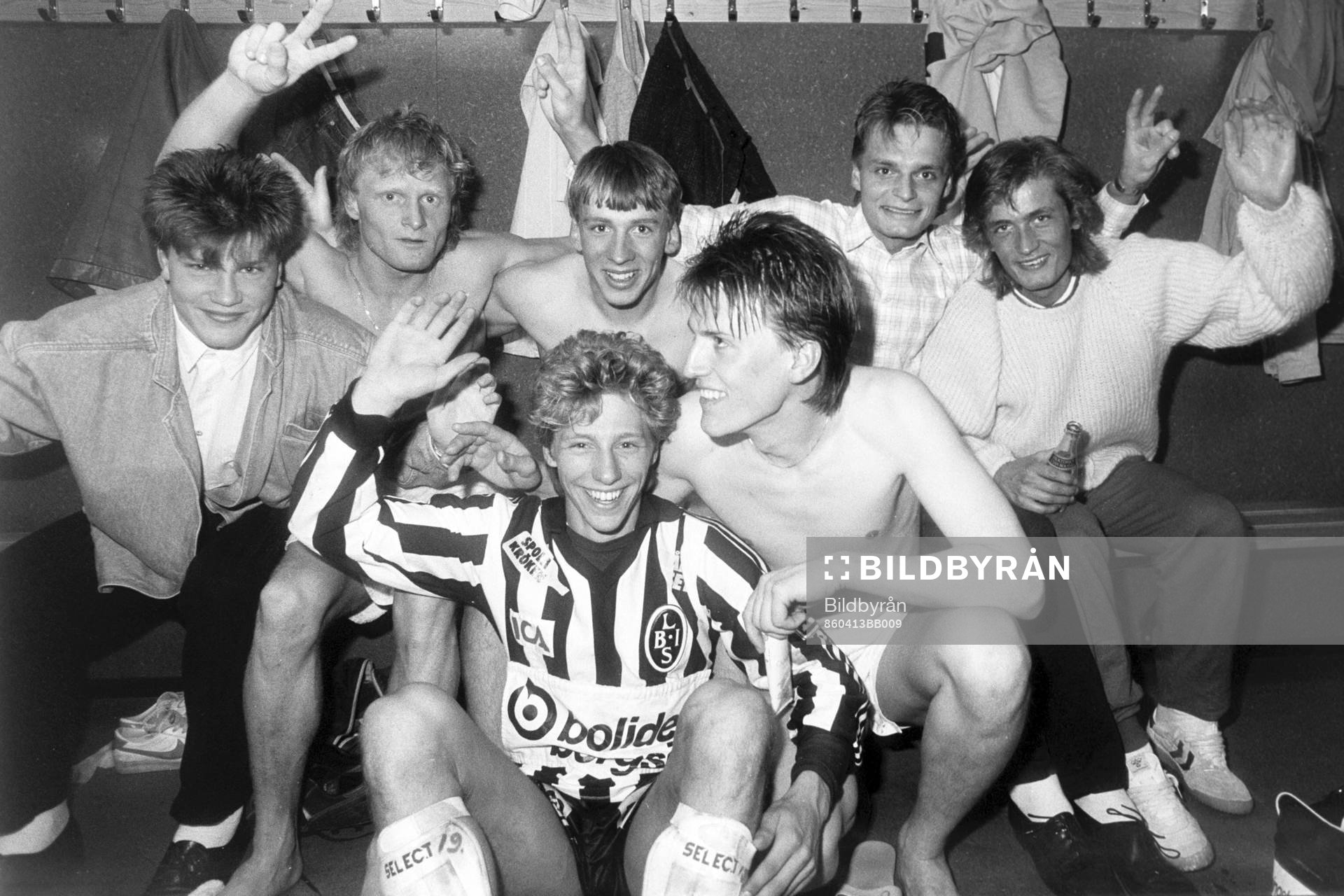 Landskronas målskyttar Mikael Hjälte och Thomas