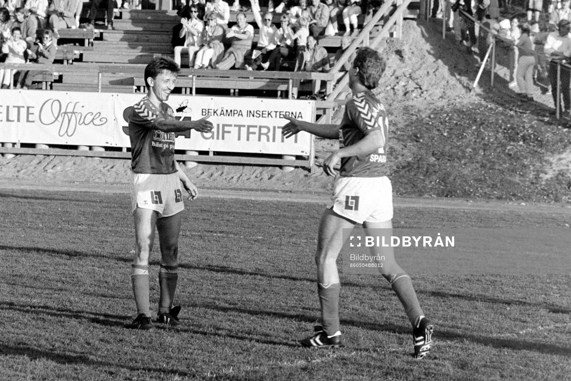 Martin Bergström och Staffan Unosson, Markaryd jublar