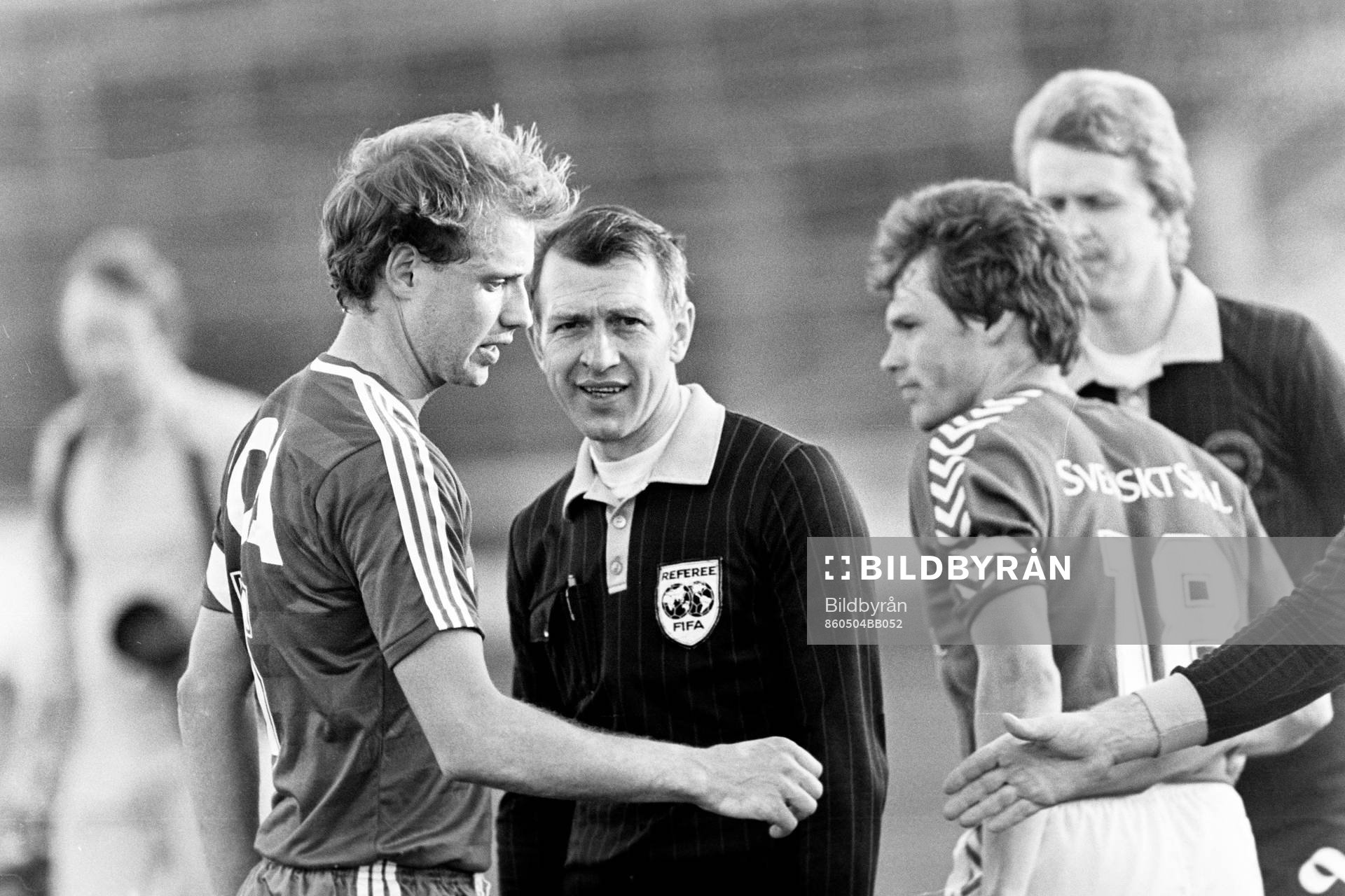 Andreas Ravelli, Öster och domare Erik Fredriksson,