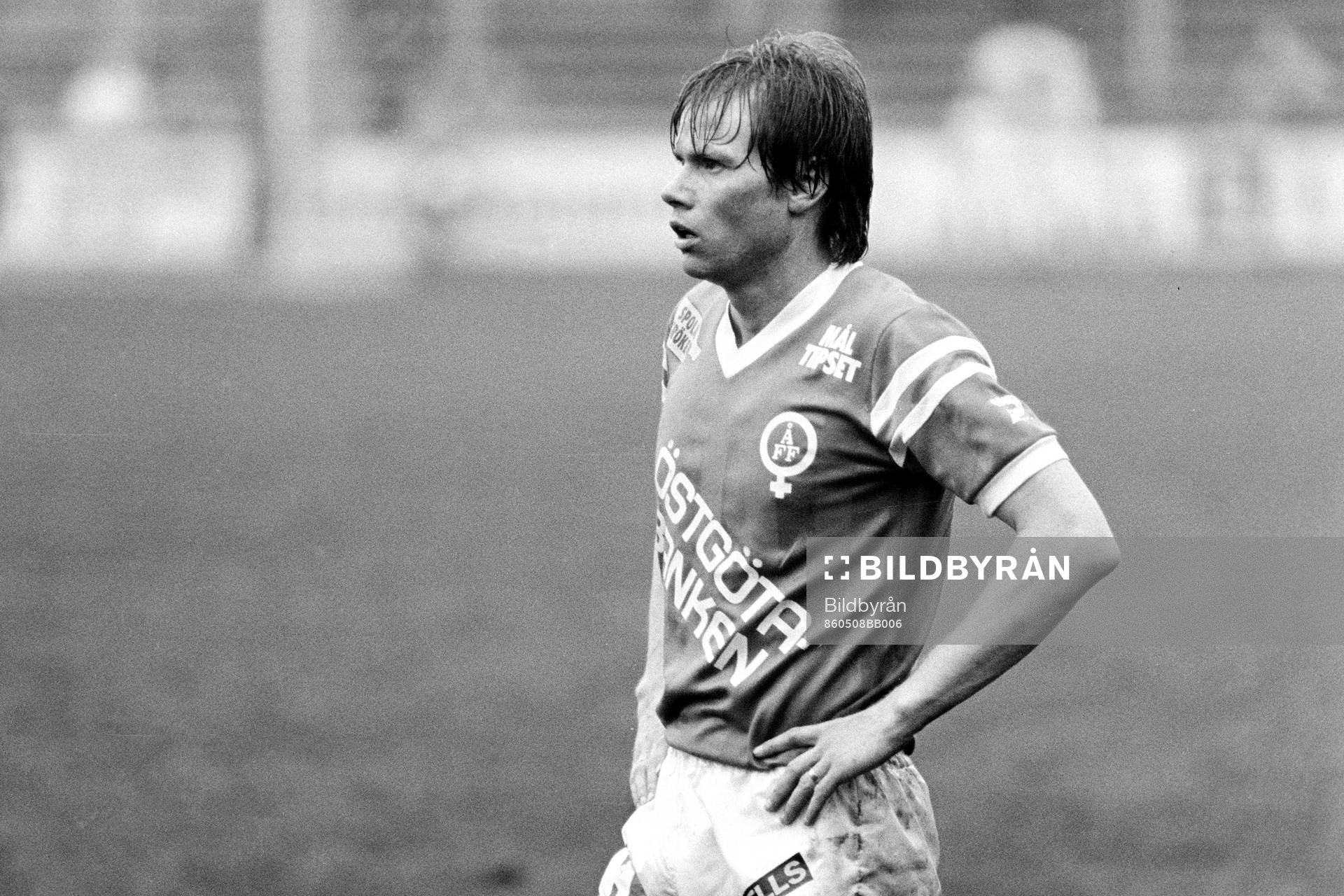 Fotboll, Div 2 Södra, Helsingborg - Åtvidaberg, 1-1: Jörgen Augustsson, Åtvidaberg.