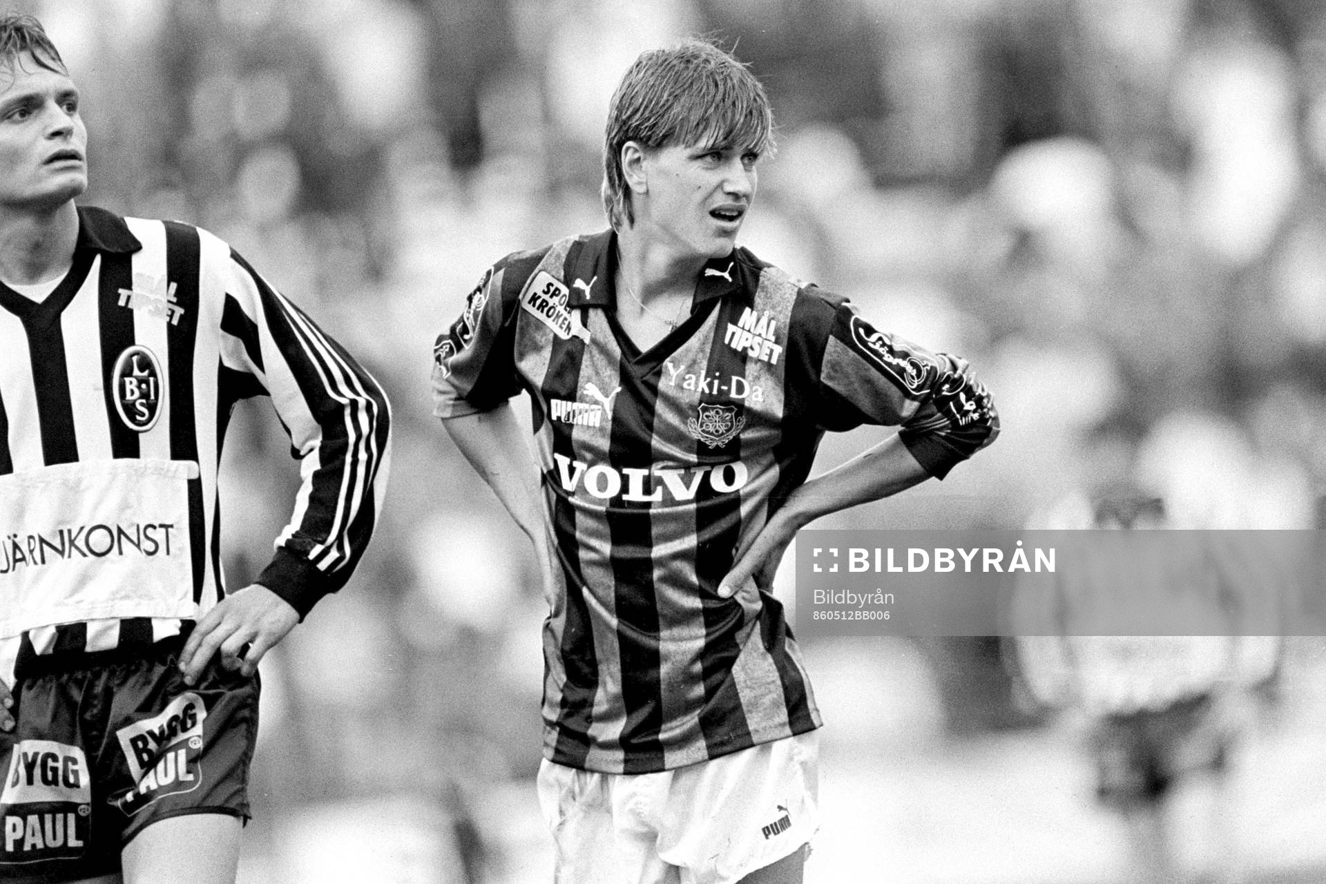 Fotboll, Div 2 Södra, Landskrona - Gais, 0-1: Ulf Köhl, Gais.