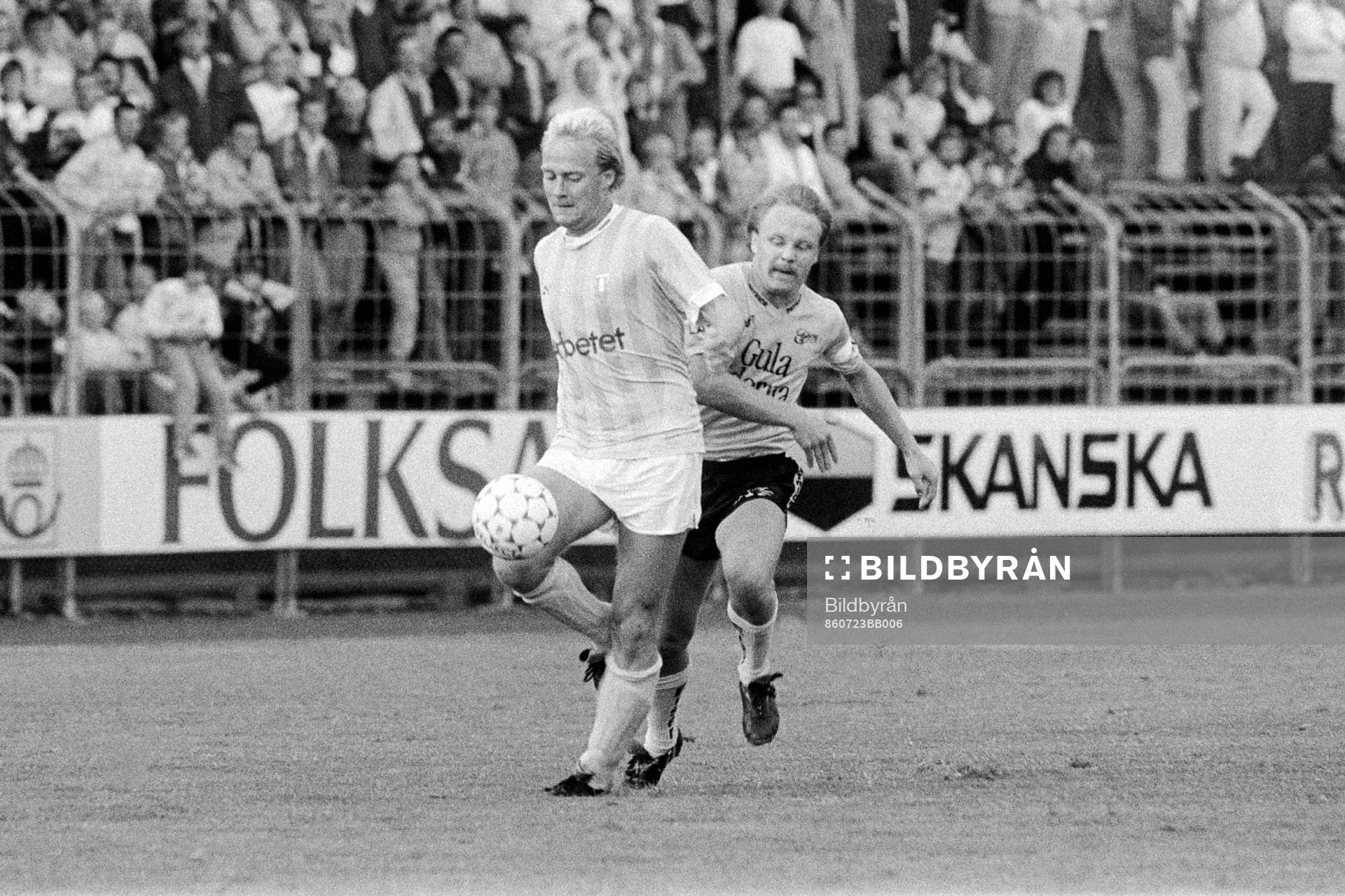 Mats Magnusson, Malmö med elfsborgs Christer Kvist i ryggen