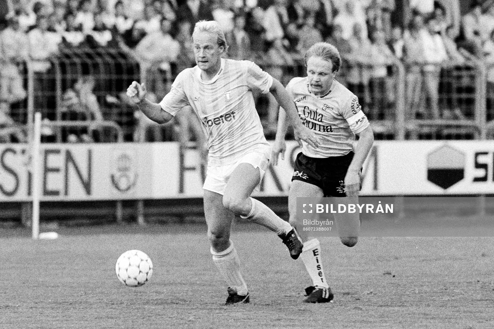 Mats Magnusson, Malmö med elfsborgs Christer Kvist i ryggen