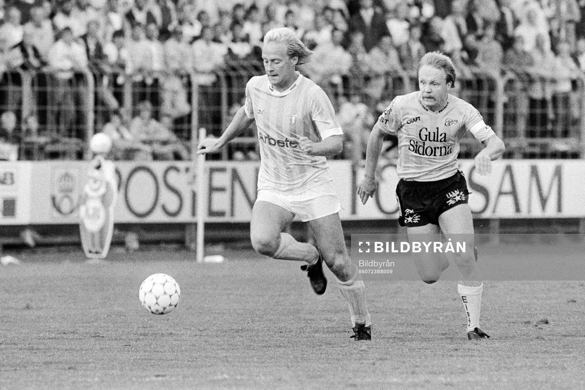 Mats Magnusson, Malmö med elfsborgs Christer Kvist i ryggen