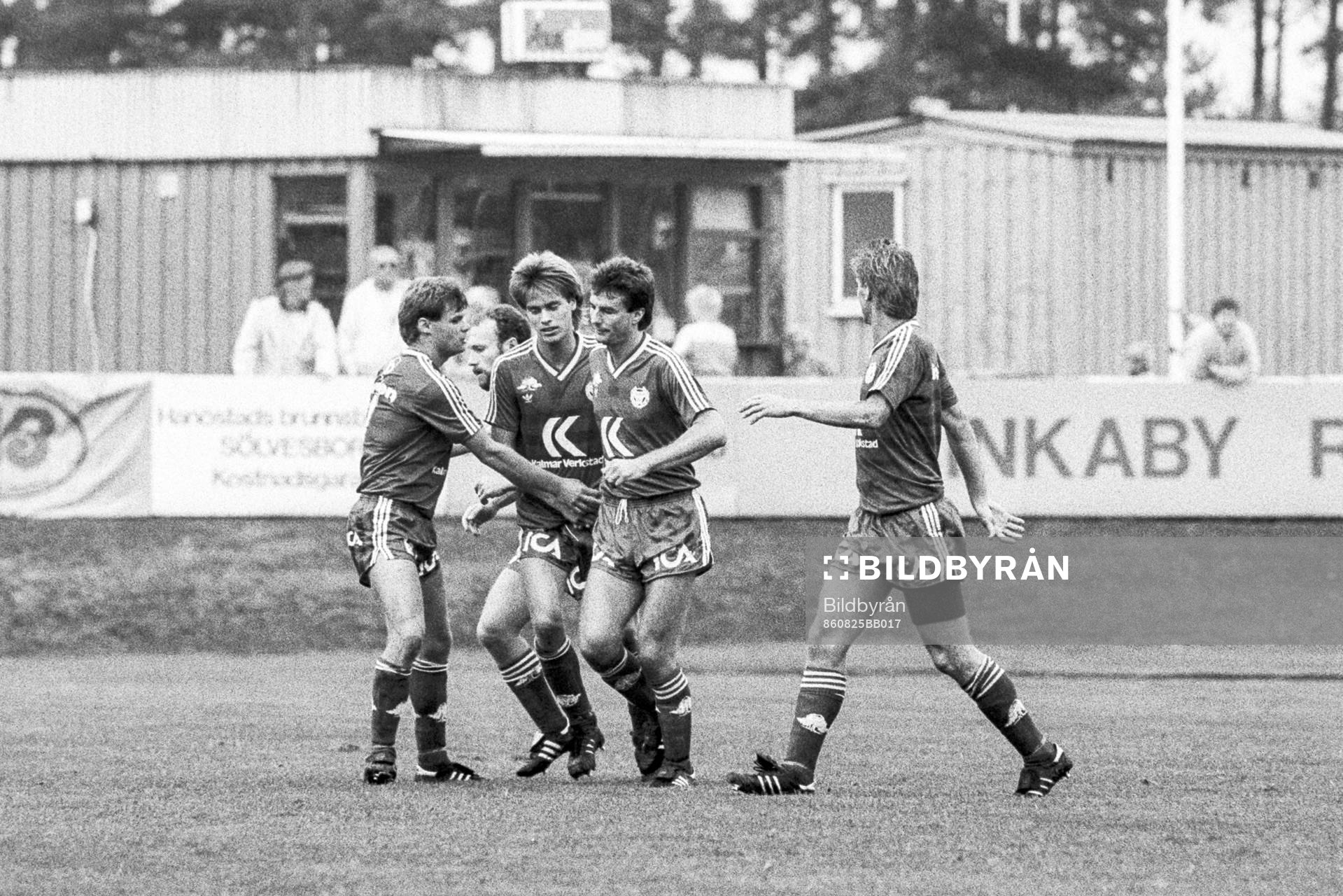 Kalmars Peter Nilsson, Johnny Erlandsson, Jan Jansson och