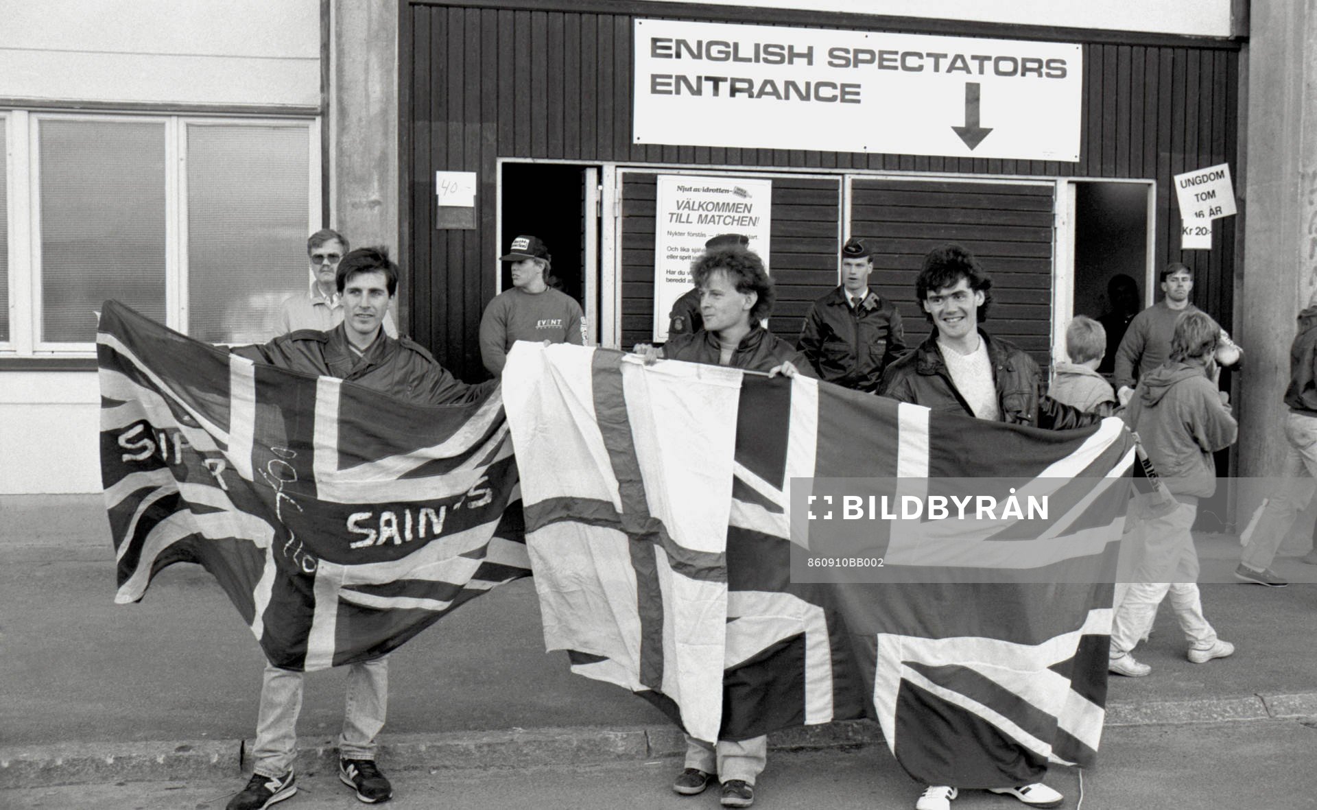 Supporter, Fans, Flaggor