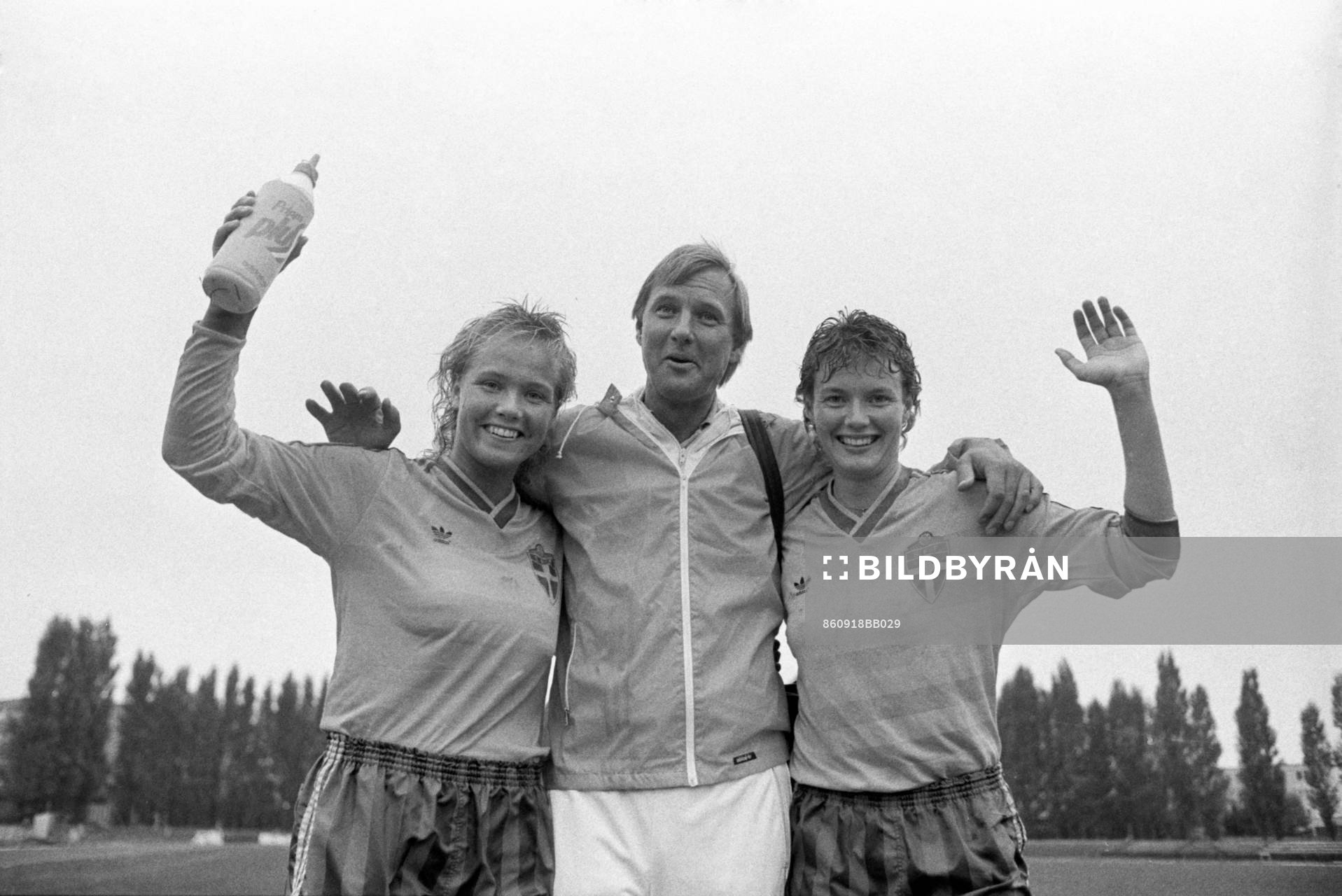 Gunilla Axén, Ulf Lyfors, förbundskapten och Lena
