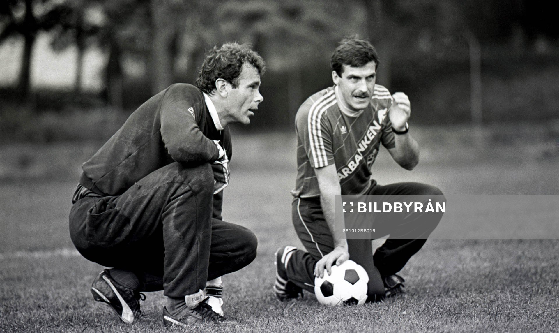 Jan Möller och Olle Nordin, förbundskapten