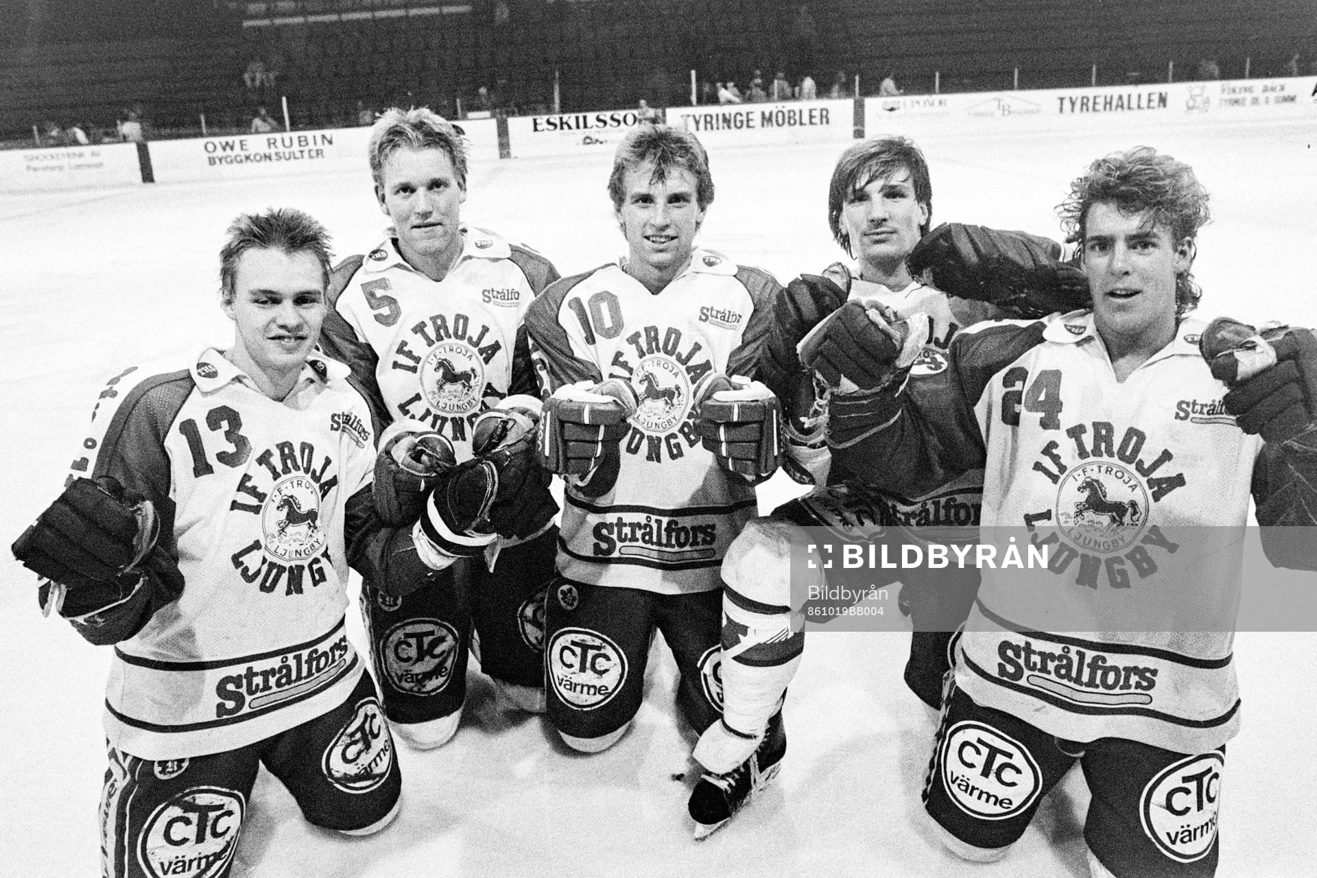 Dan Wiberg, Mikael Andersson, Leif Fantenberg, Kurt Larson