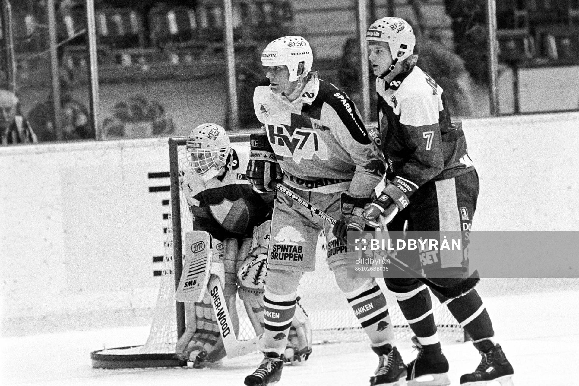 Rolf Ridderwall, målvakt och Arto Blomsten, Djurgården