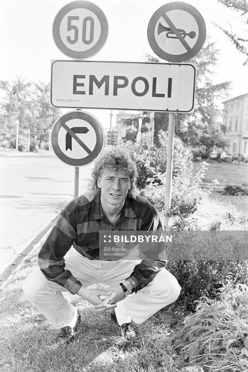 Johnny Ekström, nyförvärv i Empoli