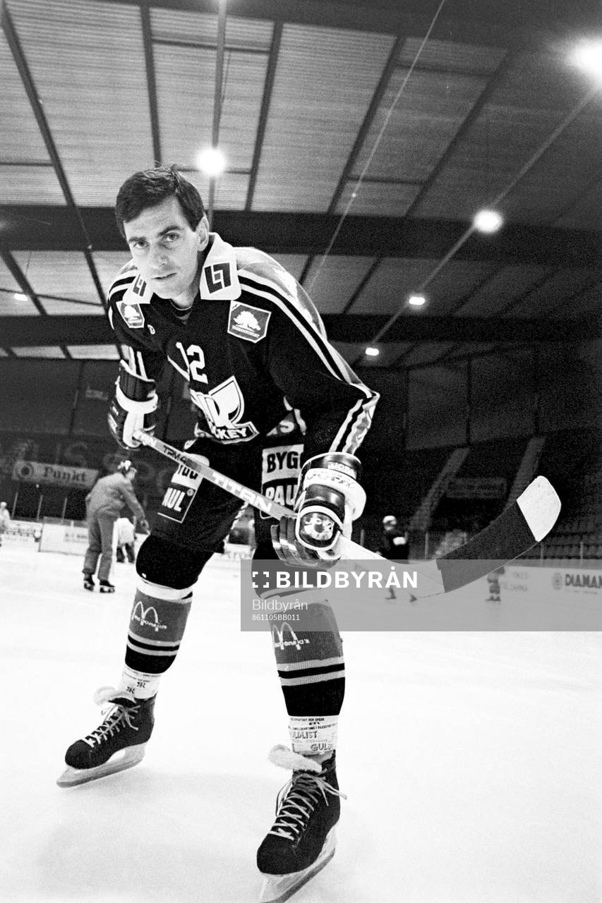 Roland Eriksson i sin matchtröja