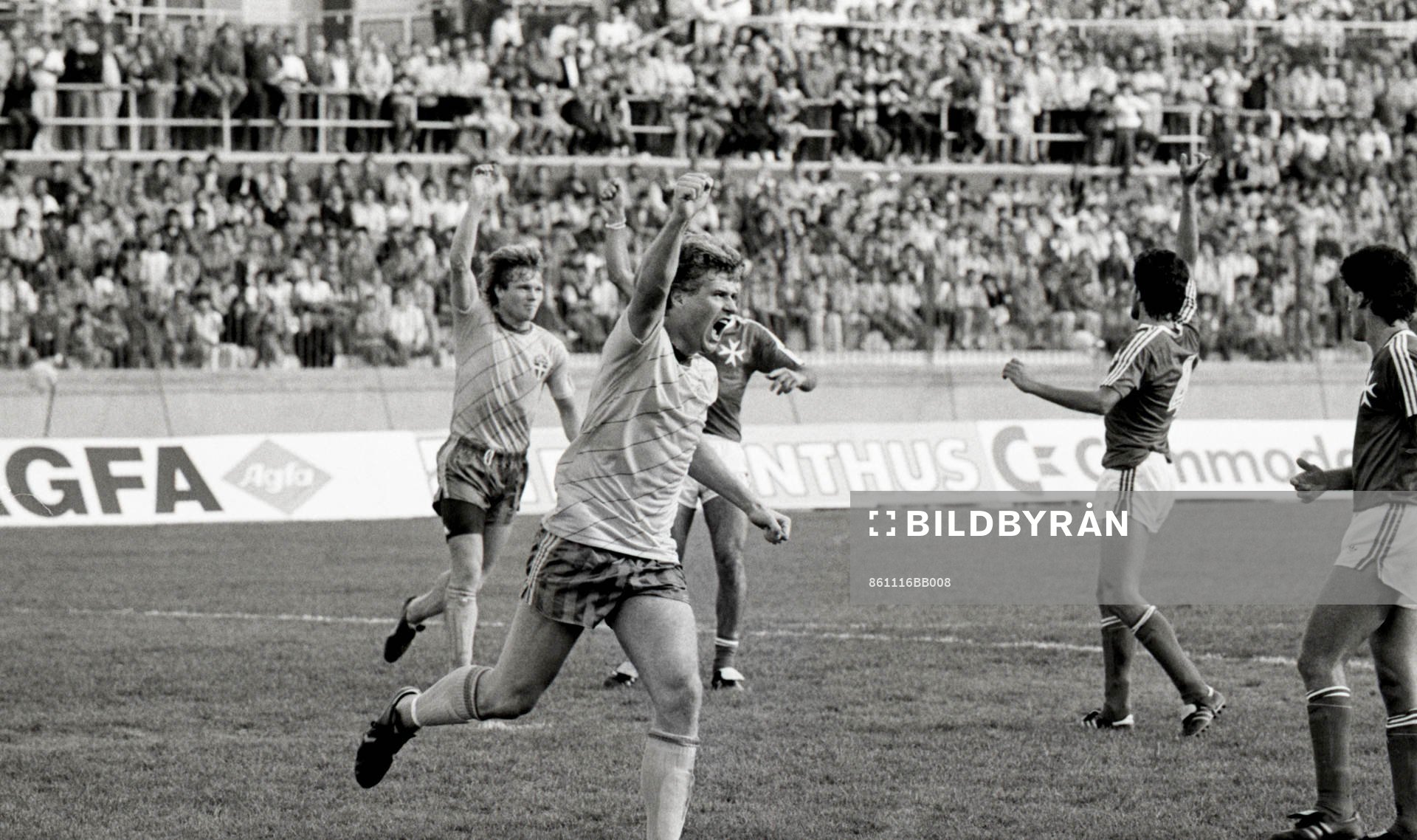 Glenn Hysén, jubel, glädje
