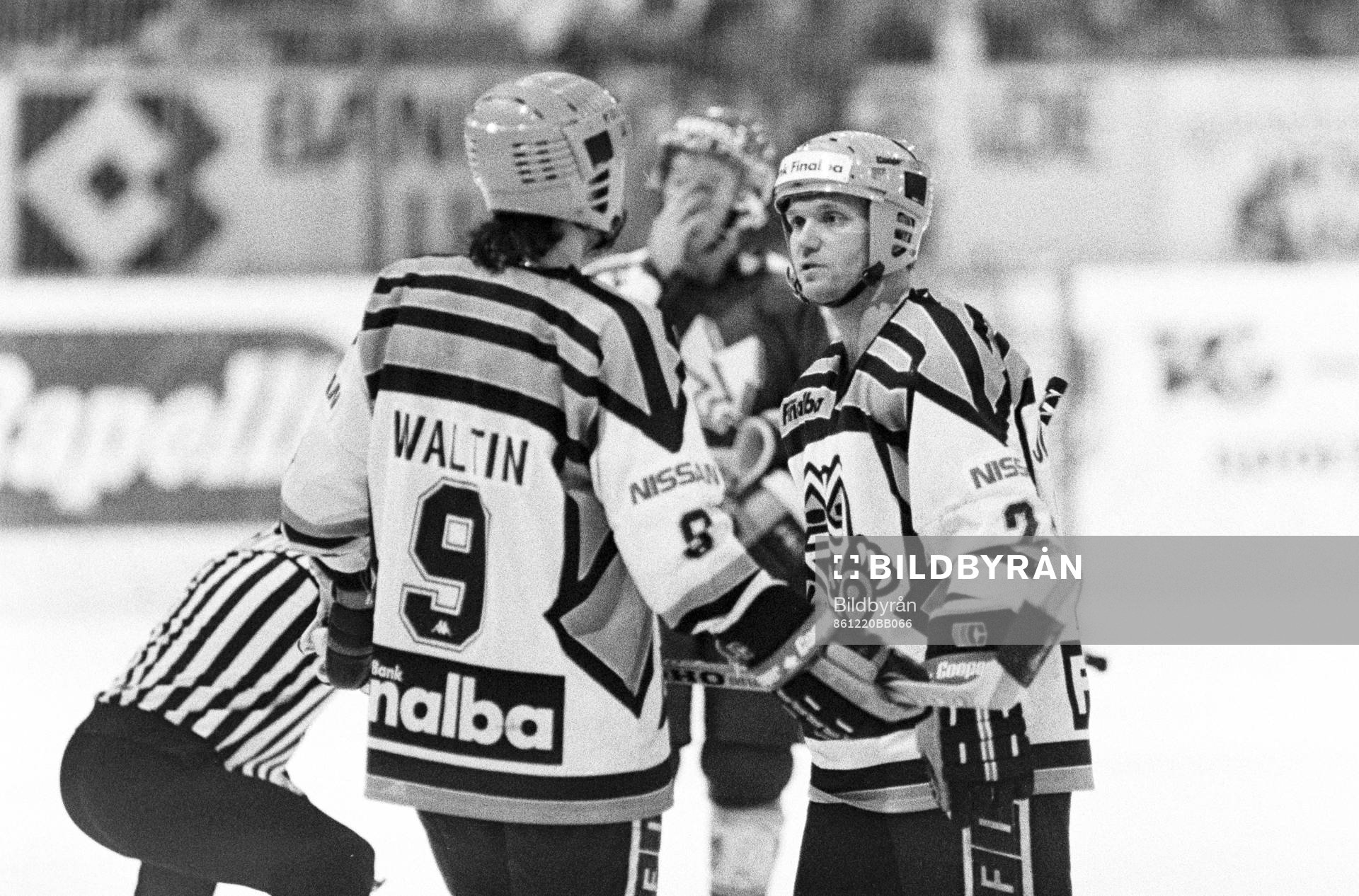 Mats Waltin och Kent Johansson, Lugano tillsammans på isen