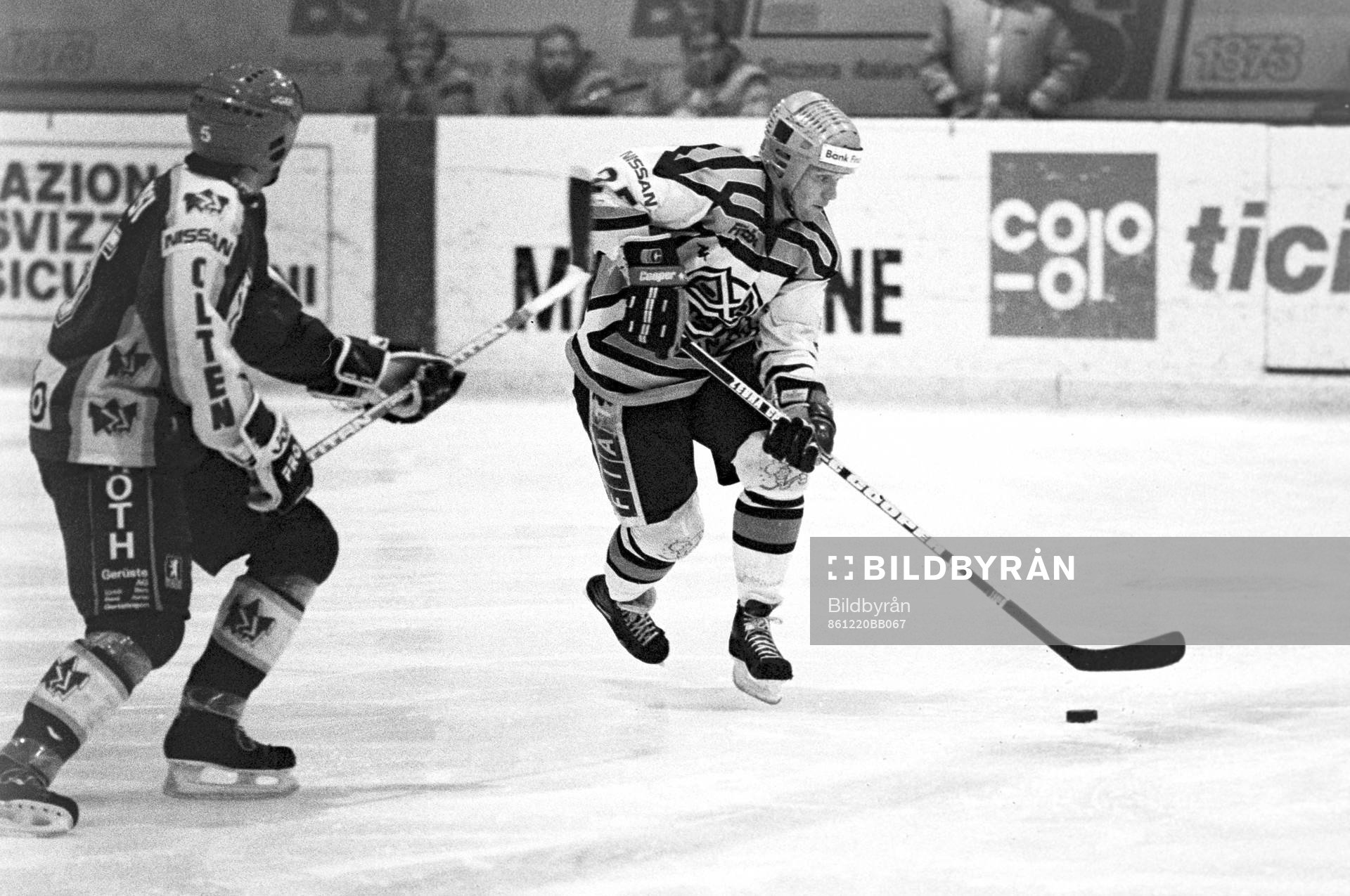Kent Johansson, Lugano med pucken