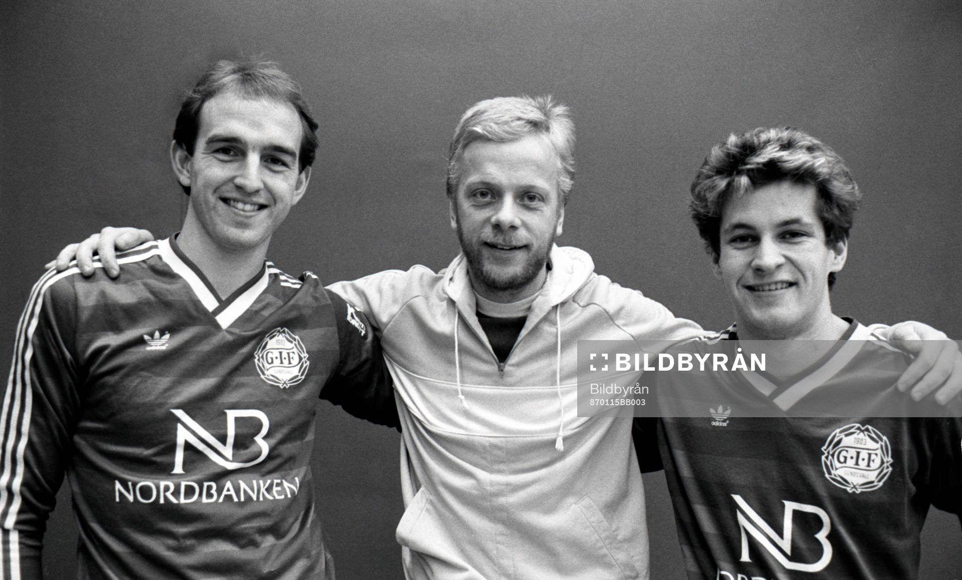  Håkan Holmström, Anders Grönhagen, tränare och Mats Kankainen.