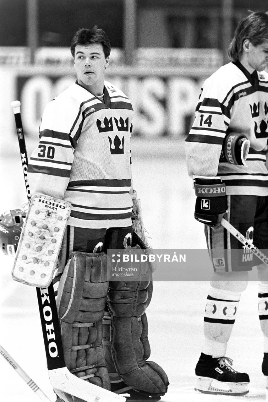 Kenneth Johansson, målvakt i Sverige