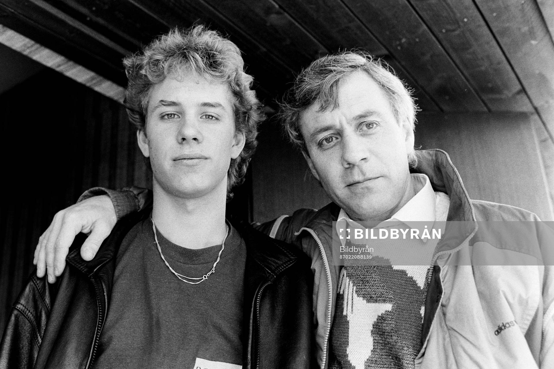 Niclas Kindvall med sin pappa Ove Kindvall