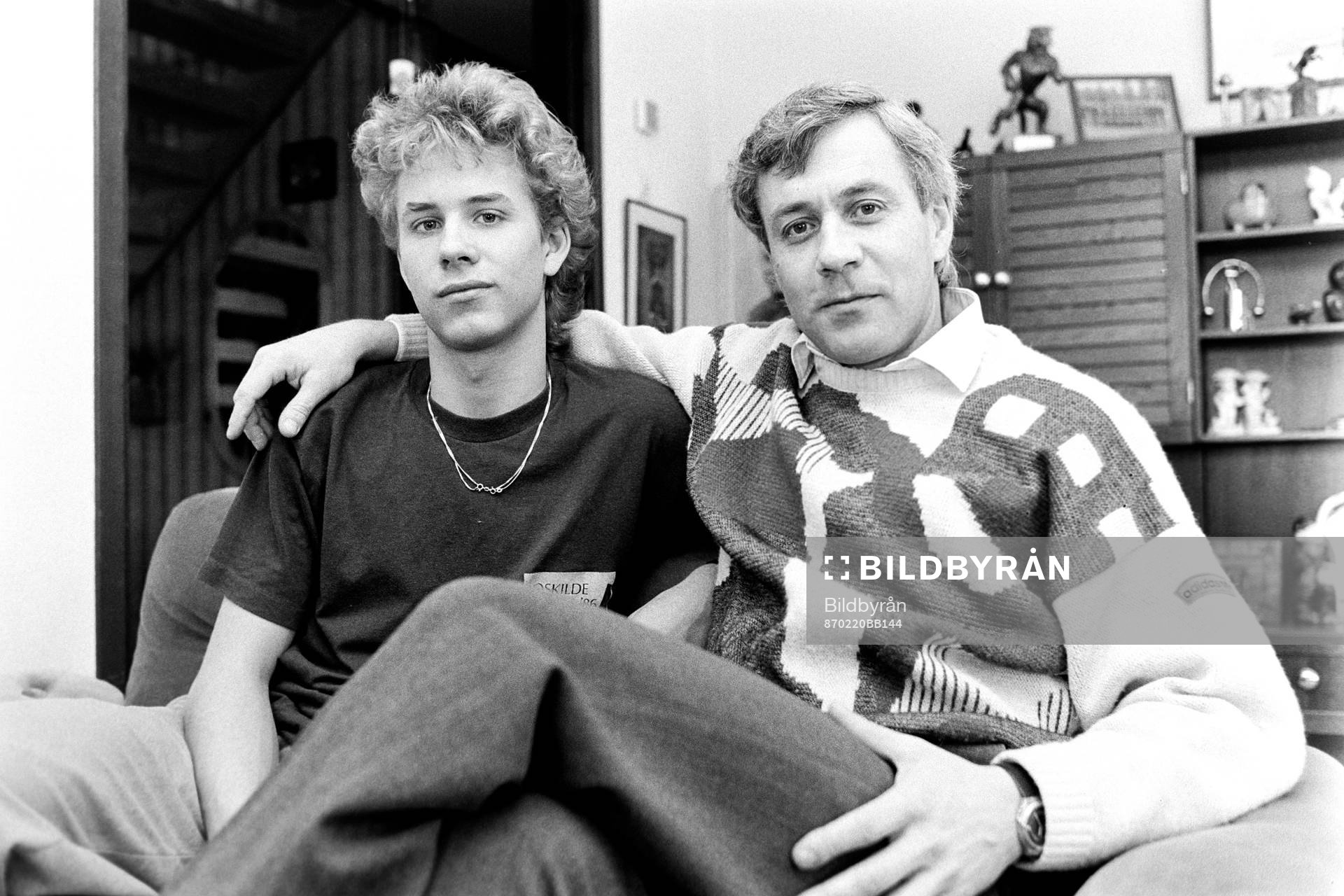 Niclas Kindvall med sin pappa Ove Kindvall