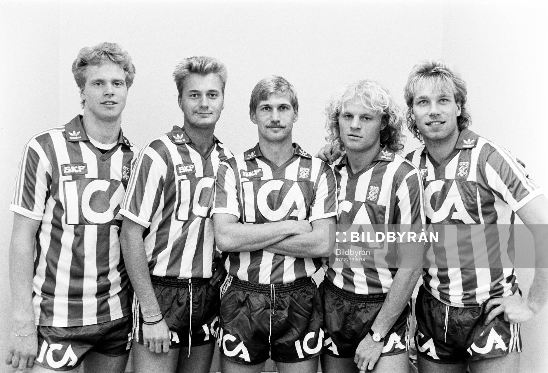 Fr.v Pär Millqvist, Lars Zetterlund, Lennart Nilsson,
